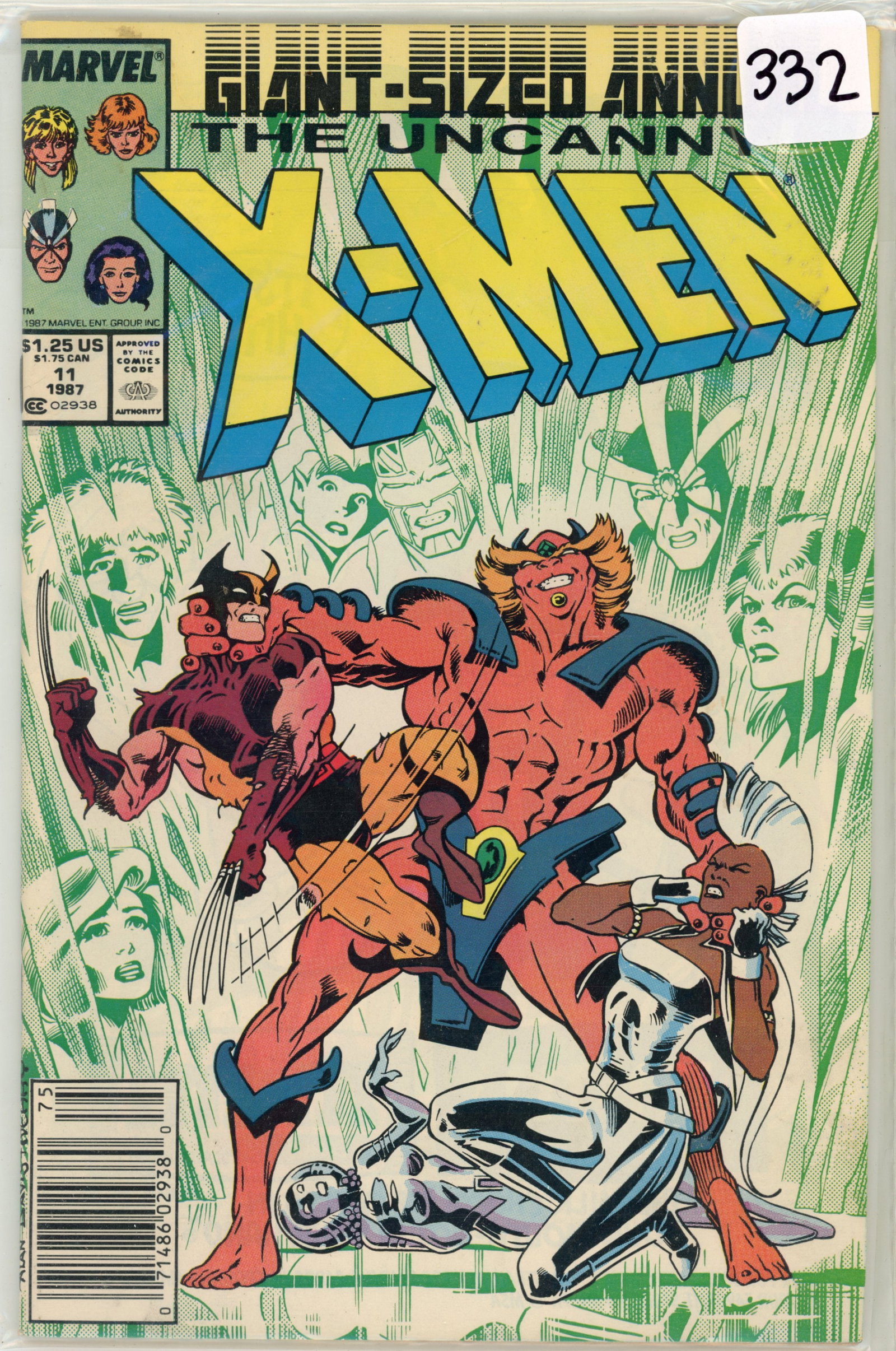1987 Marvel X-Men Issue 11 (1 of 1)