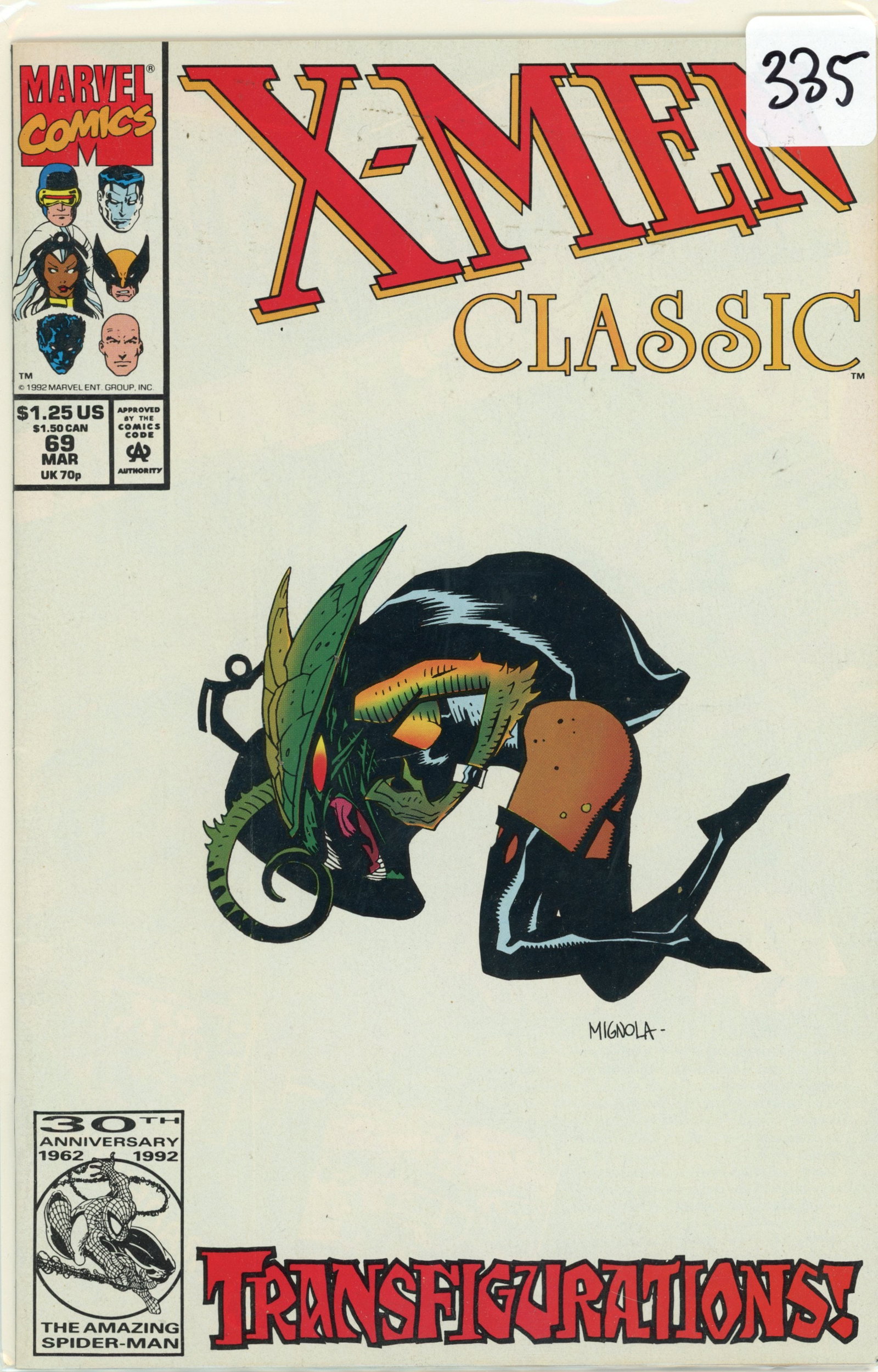 1992 Marvel X-Men Issue 69 (1 of 1)