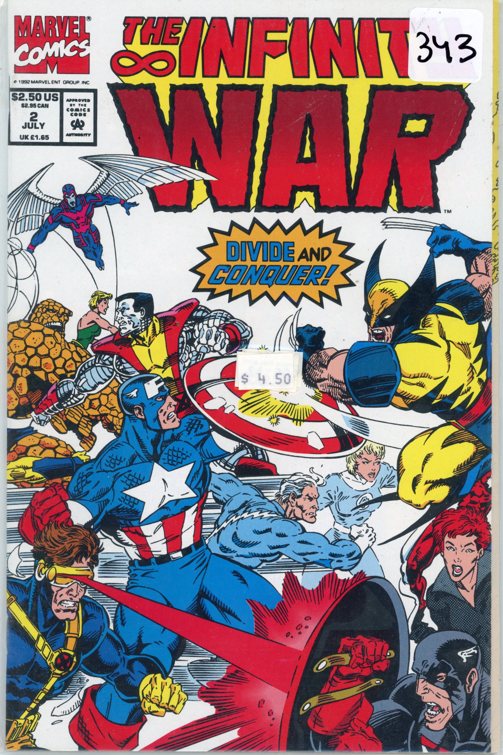 1992 Marvel Infinity War Issue 2 (1 of 1)