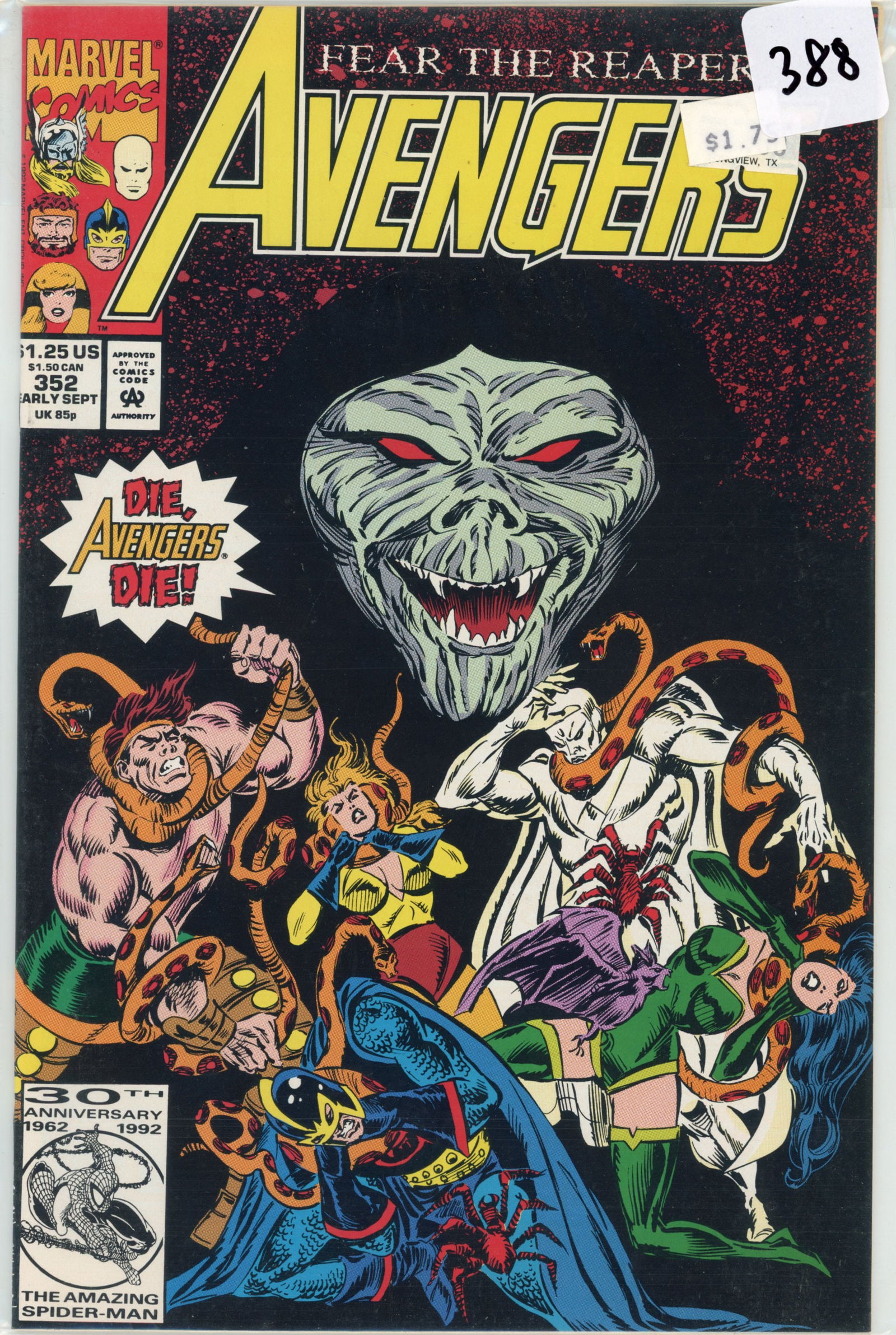 1992 Marvel Avengers Issue 352 (1 of 1)