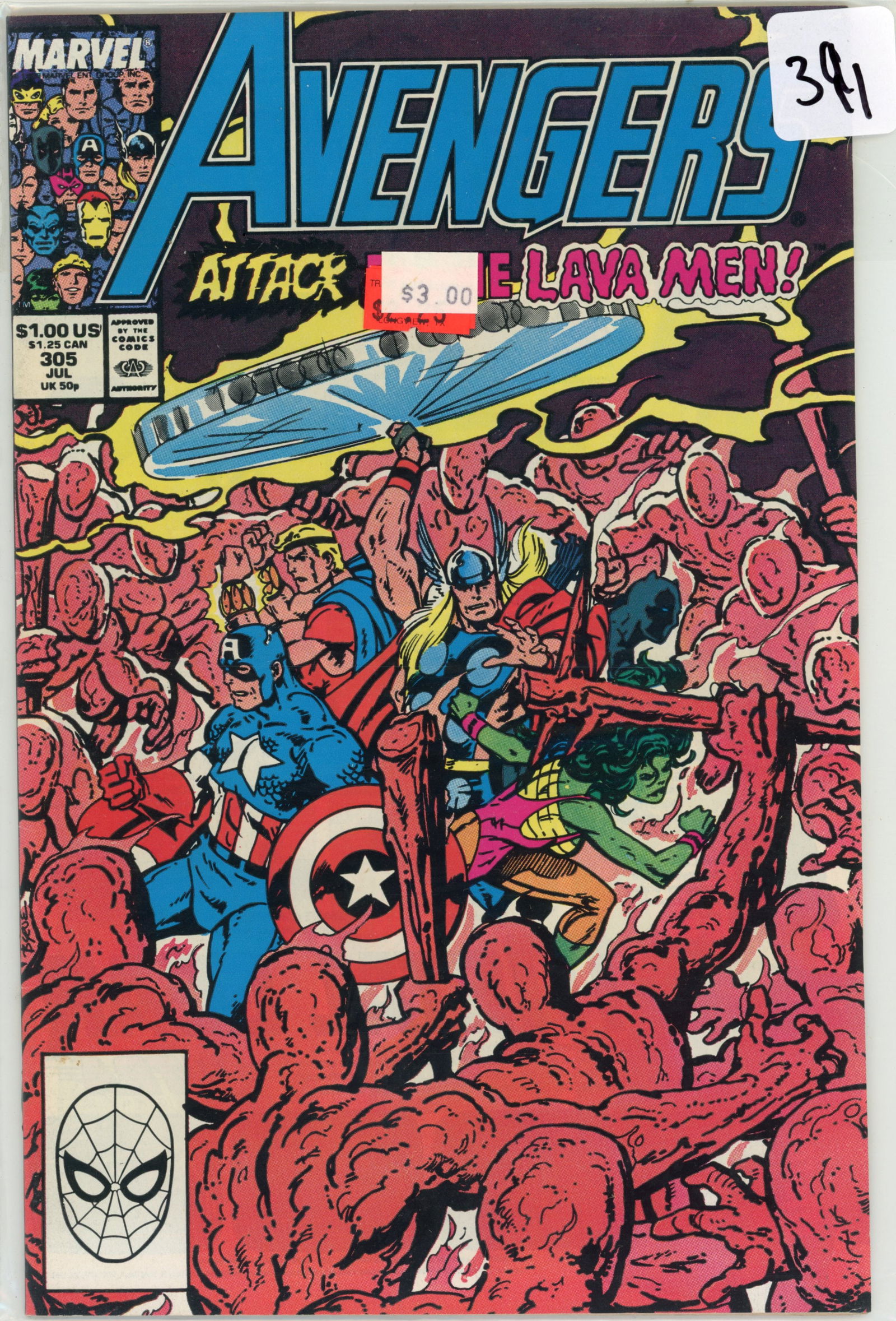 1989 Marvel Avengers issue 305 (1 of 1)