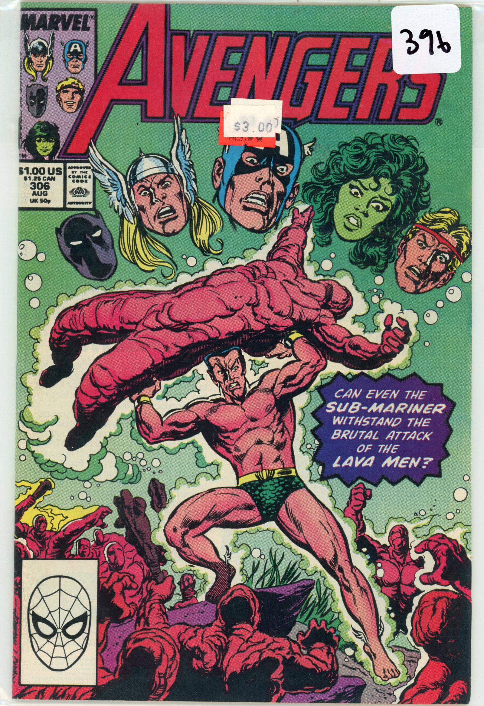 1989 Marvel Avengers issue 306 (1 of 1)
