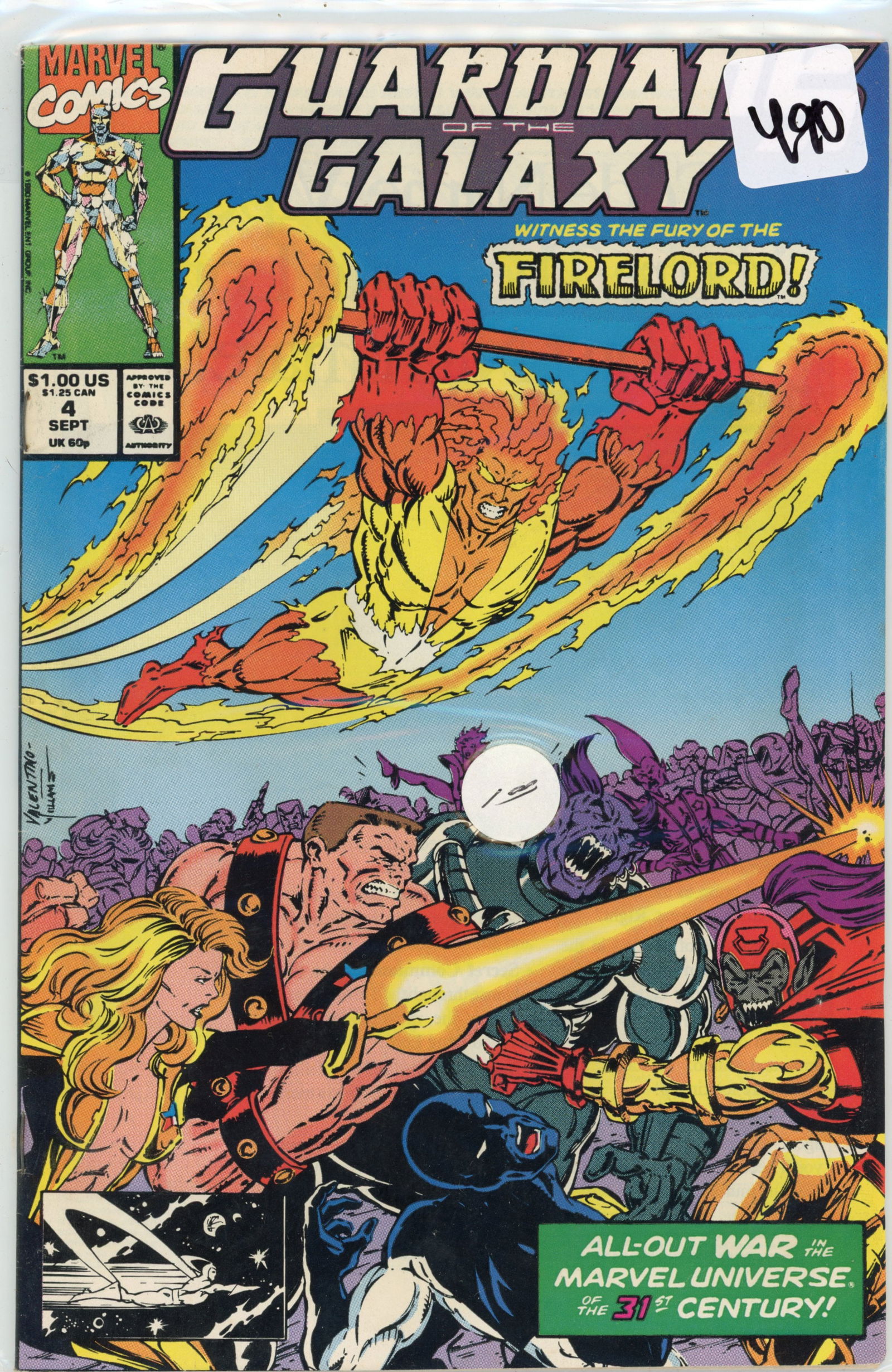 1990 Marvel Guardians Of Galaxy Issue 4 (1 of 1)