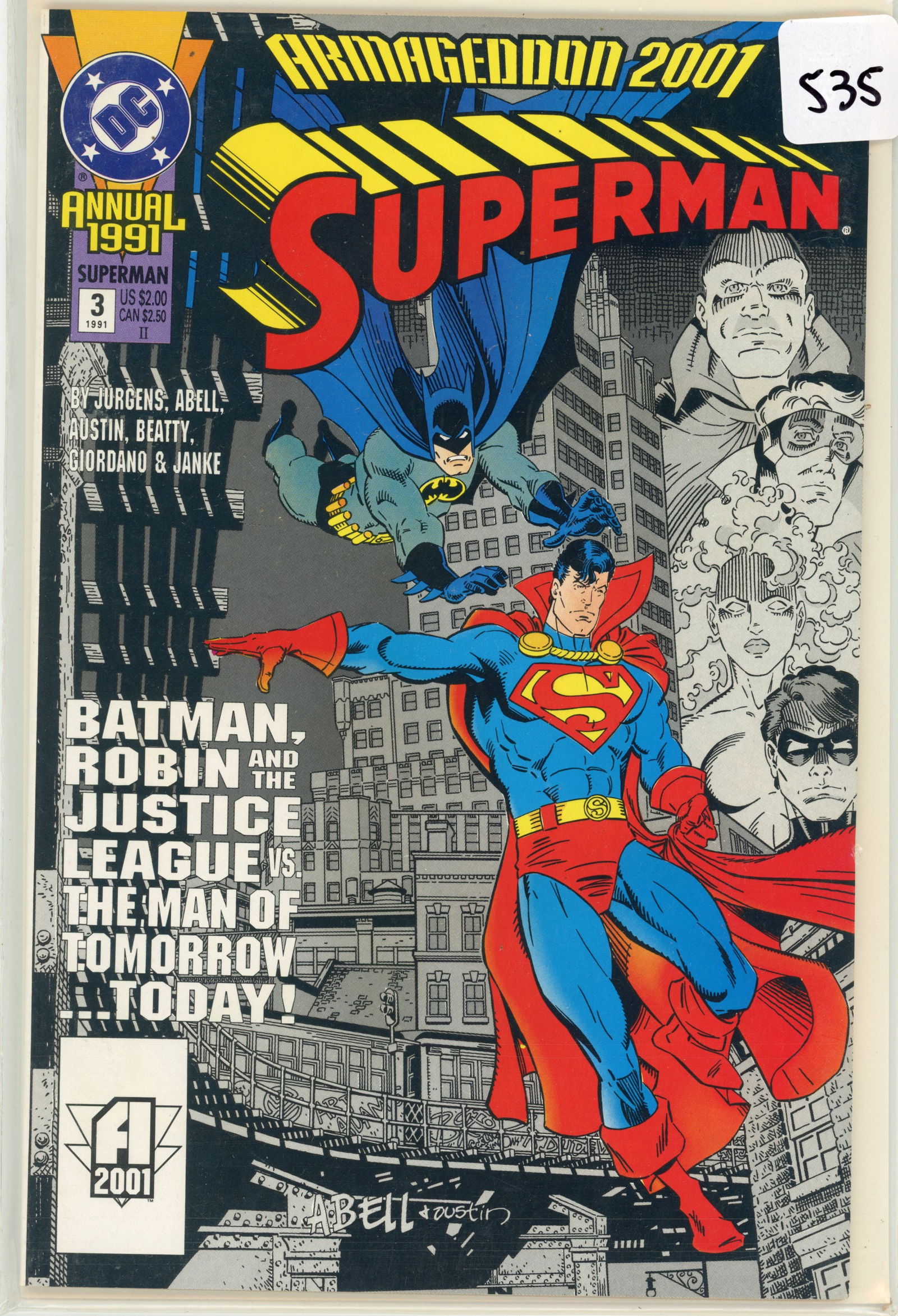 1991 DC Superman Issue 3 (1 of 1)