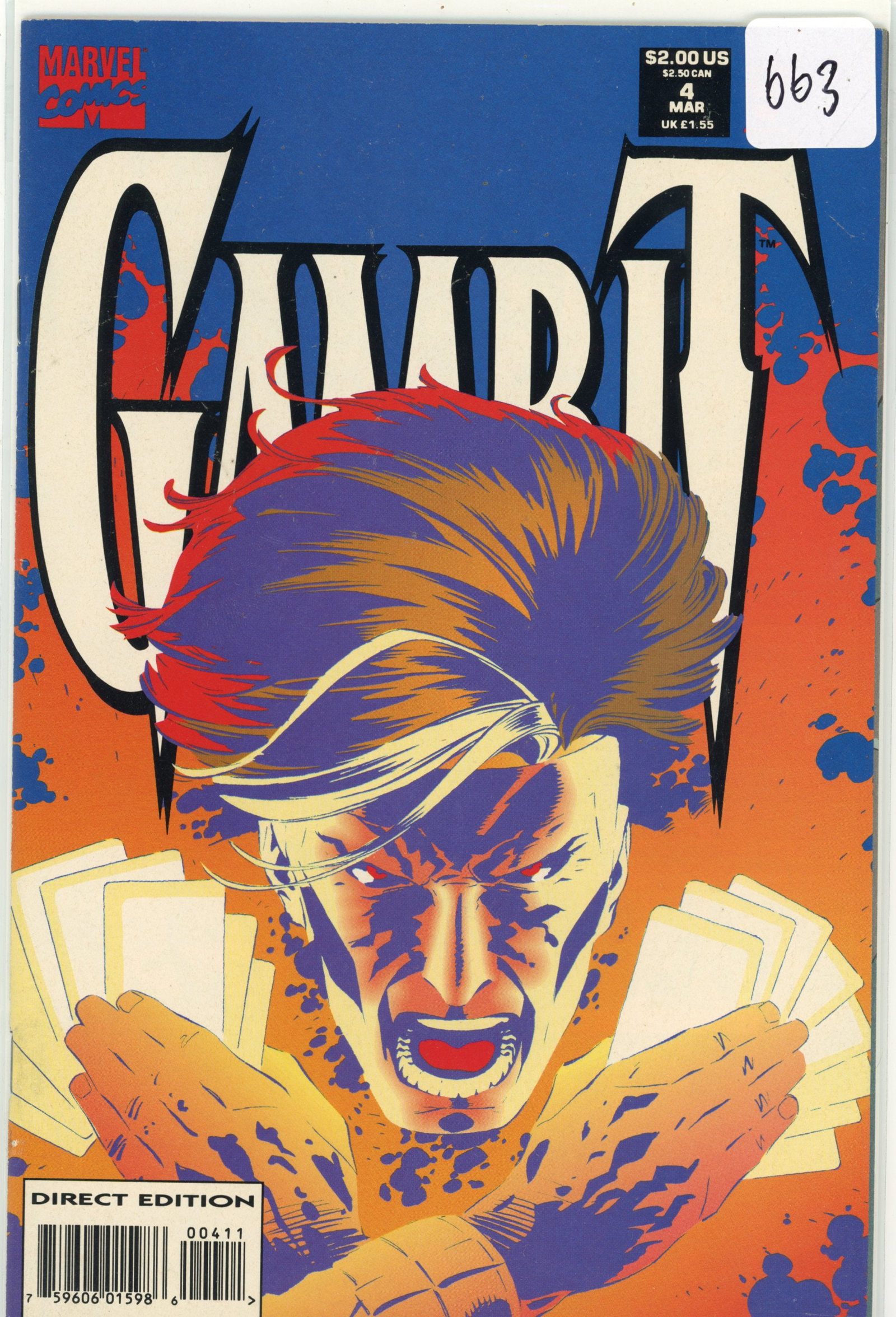 1994 Marvel Gambit Issue 4 (1 of 1)