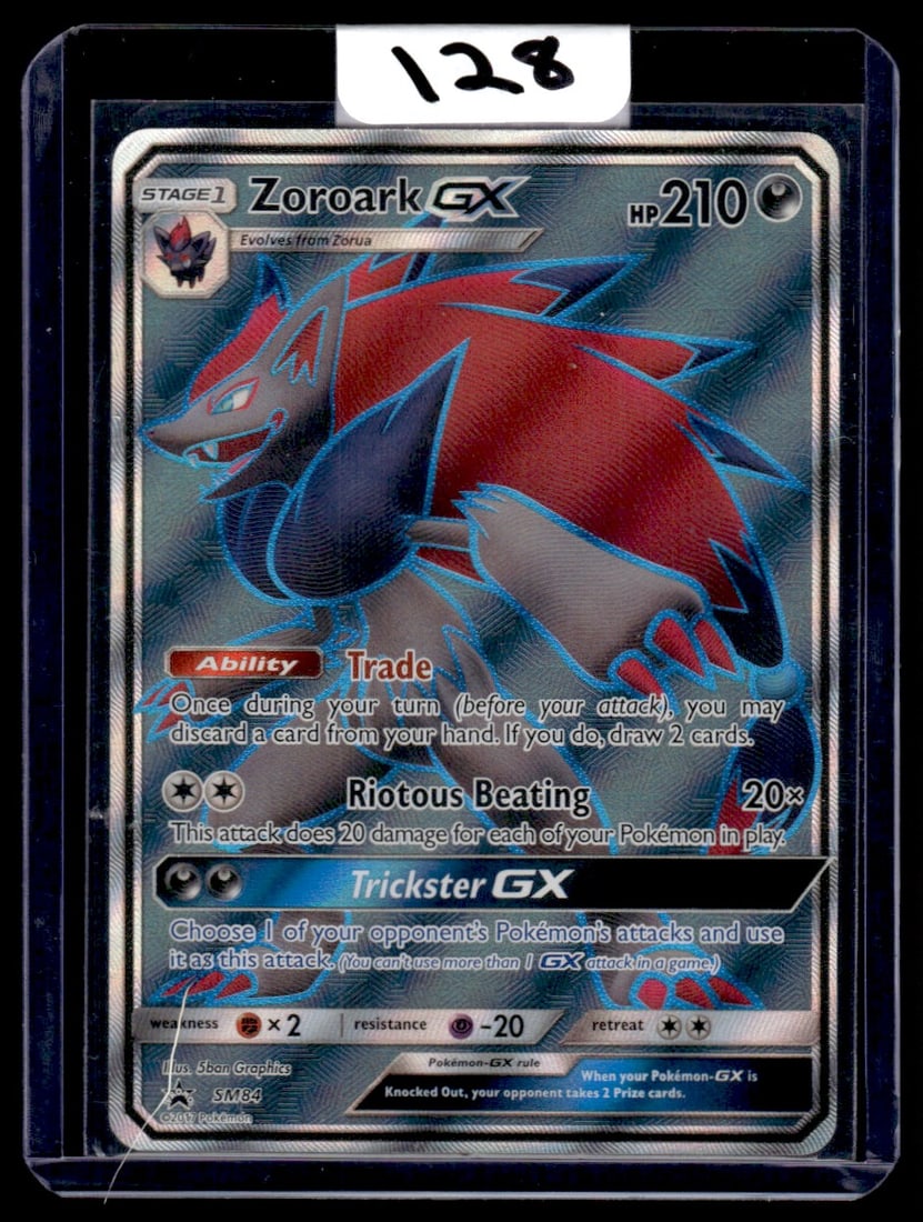 Zoroark GX - Sun & Moon Black Star Promo - Full Art Pokemon Card: Zoroark GX - Sun & Moon Black Star Promo - Full Art Pokemon Card
