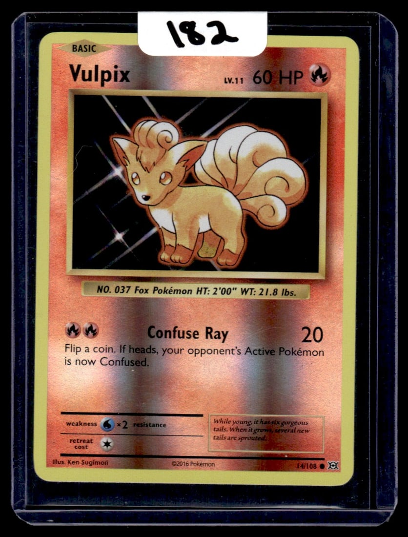 Vulpix - Evolutions - Reverse Holo Pokemon Card (1 of 2)