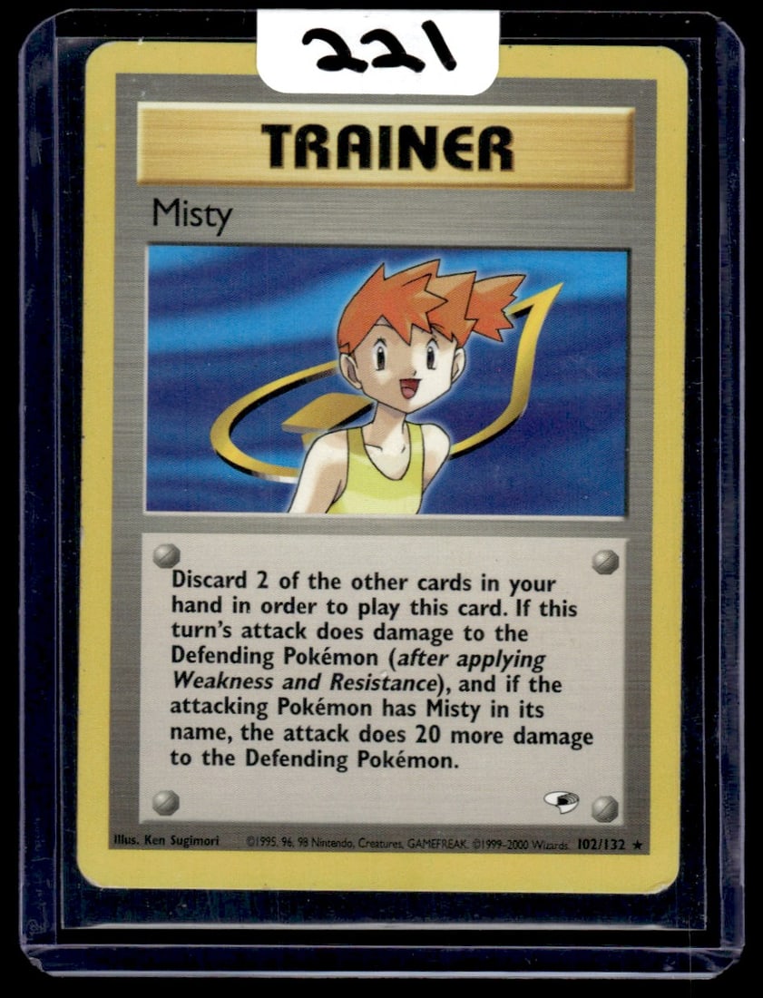 Misty - Gym Heroes Pokemon Card: Misty - Gym Heroes Pokemon Card
