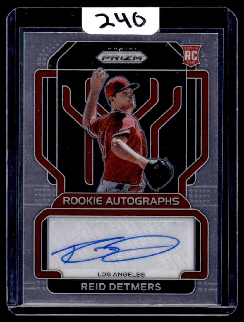 2022 Reid Detmers Panini Prizm Auto RC (1 of 1)