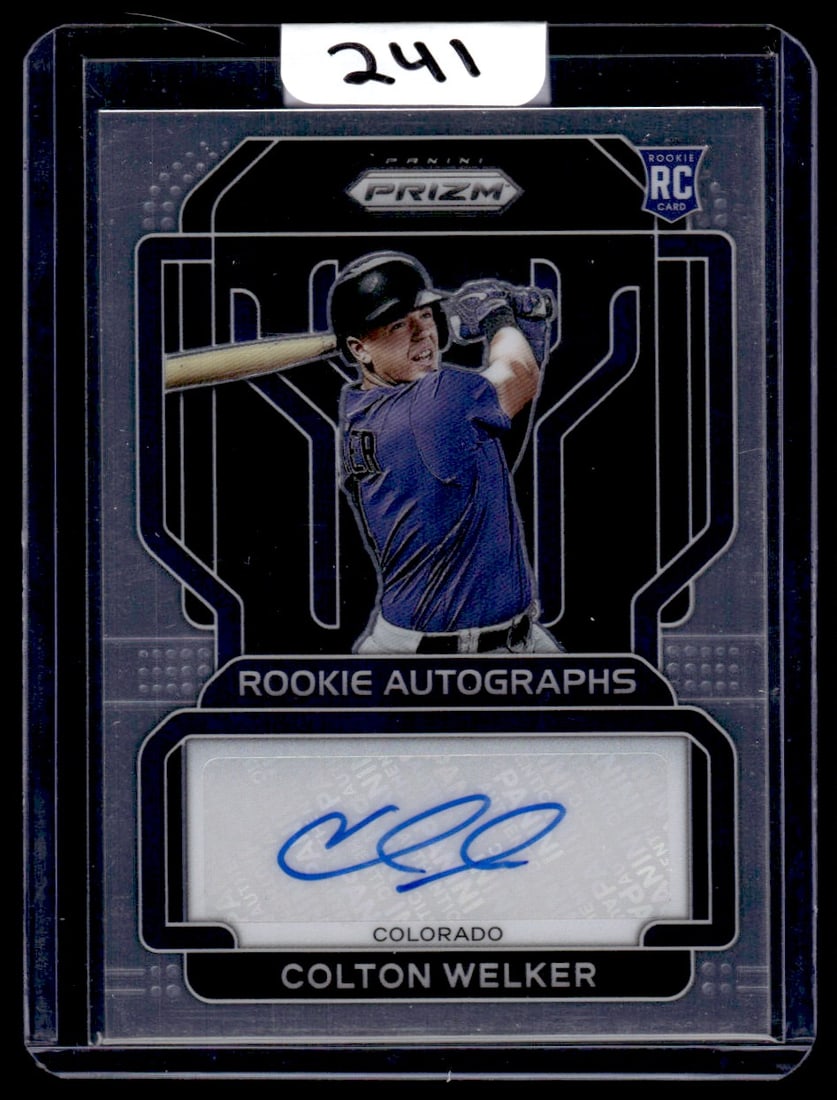 2022 Colton Welker Panini Prizm Auto RC (1 of 1)