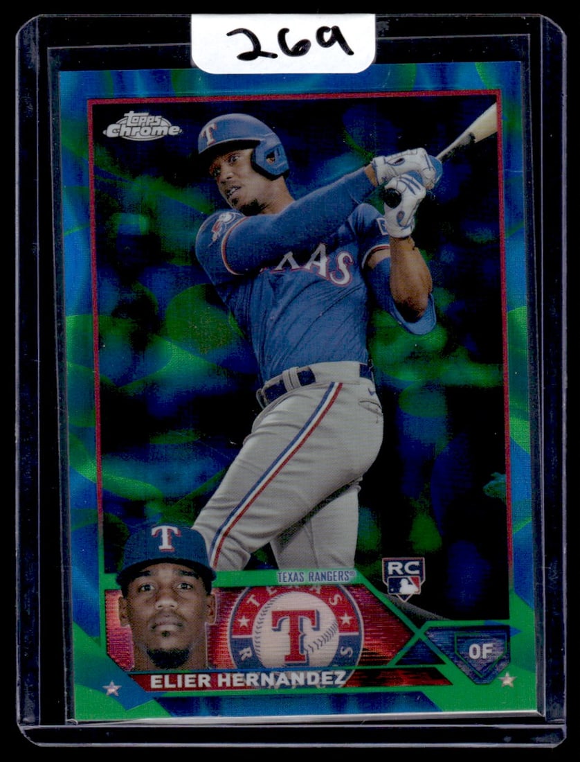 2023 Elier Hernandez Topps Chrome Lava Lamp Refractor (39/125) (1 of 1)