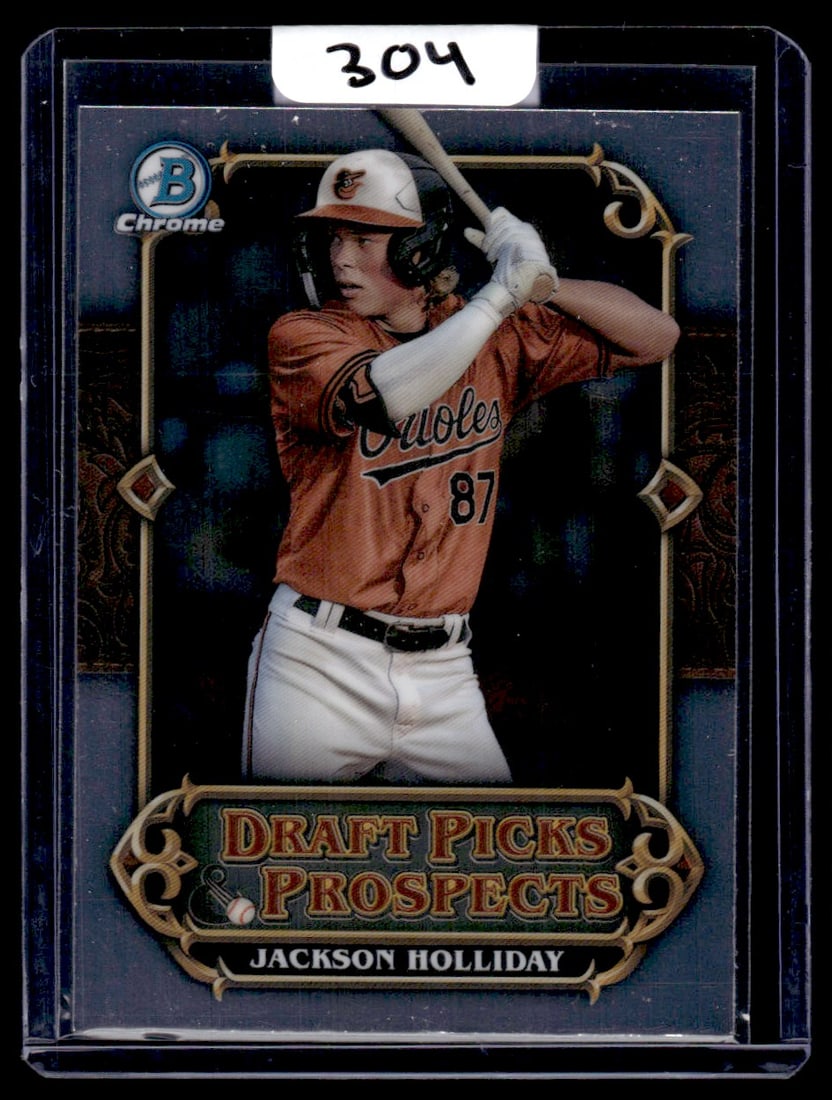 2023 Jackson Holliday Bowman Chrome Draft Picks And Prosepcts (1 of 1)