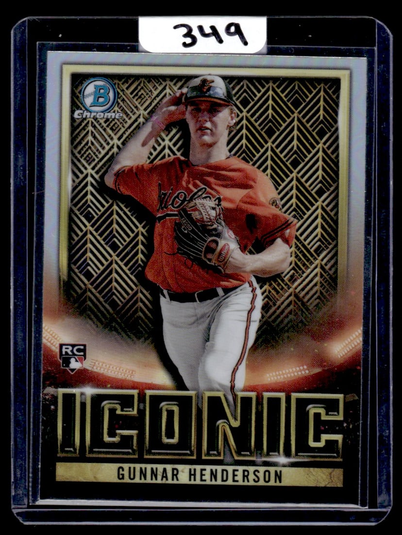2023 Gunnar Henderson Bowman Chrome Iconic RC: 2023 Gunnar Henderson Bowman Chrome Iconic RC