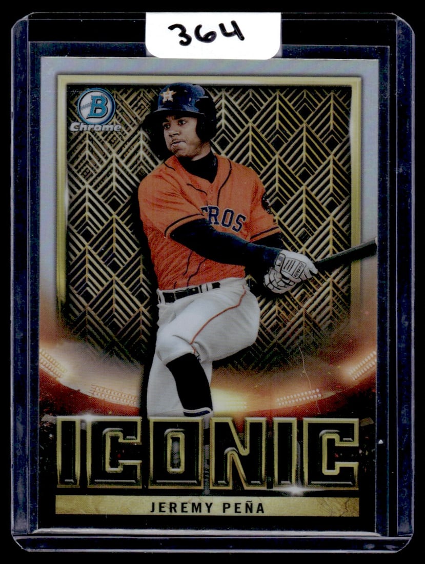 2023 Jeremy Pena Bowman Chrome Iconic: 2023 Jeremy Pena Bowman Chrome Iconic