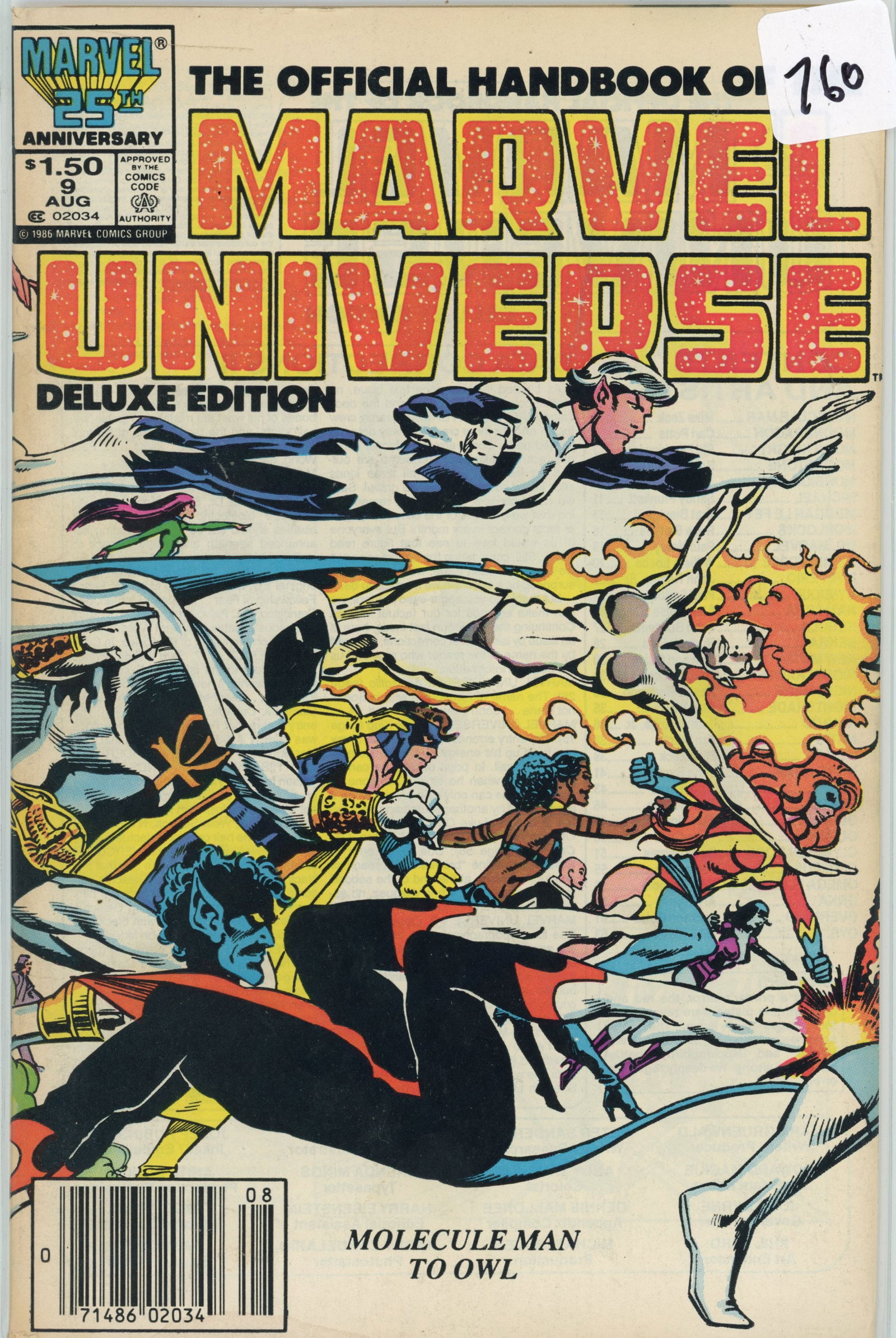 1986 Marvel Universe Issue 9 (1 of 1)