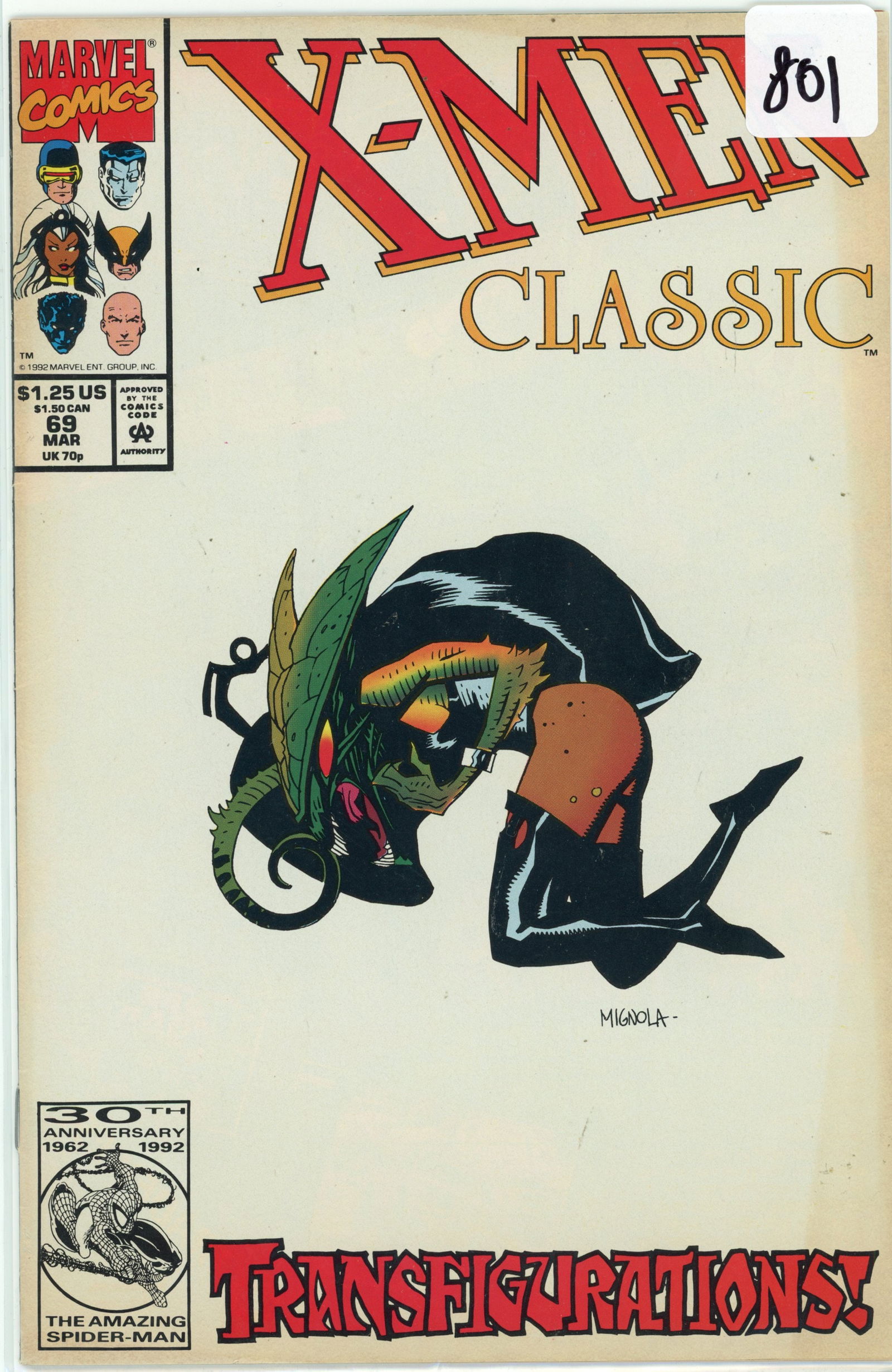 1992 Marvel X-Men Issue 69 (1 of 1)