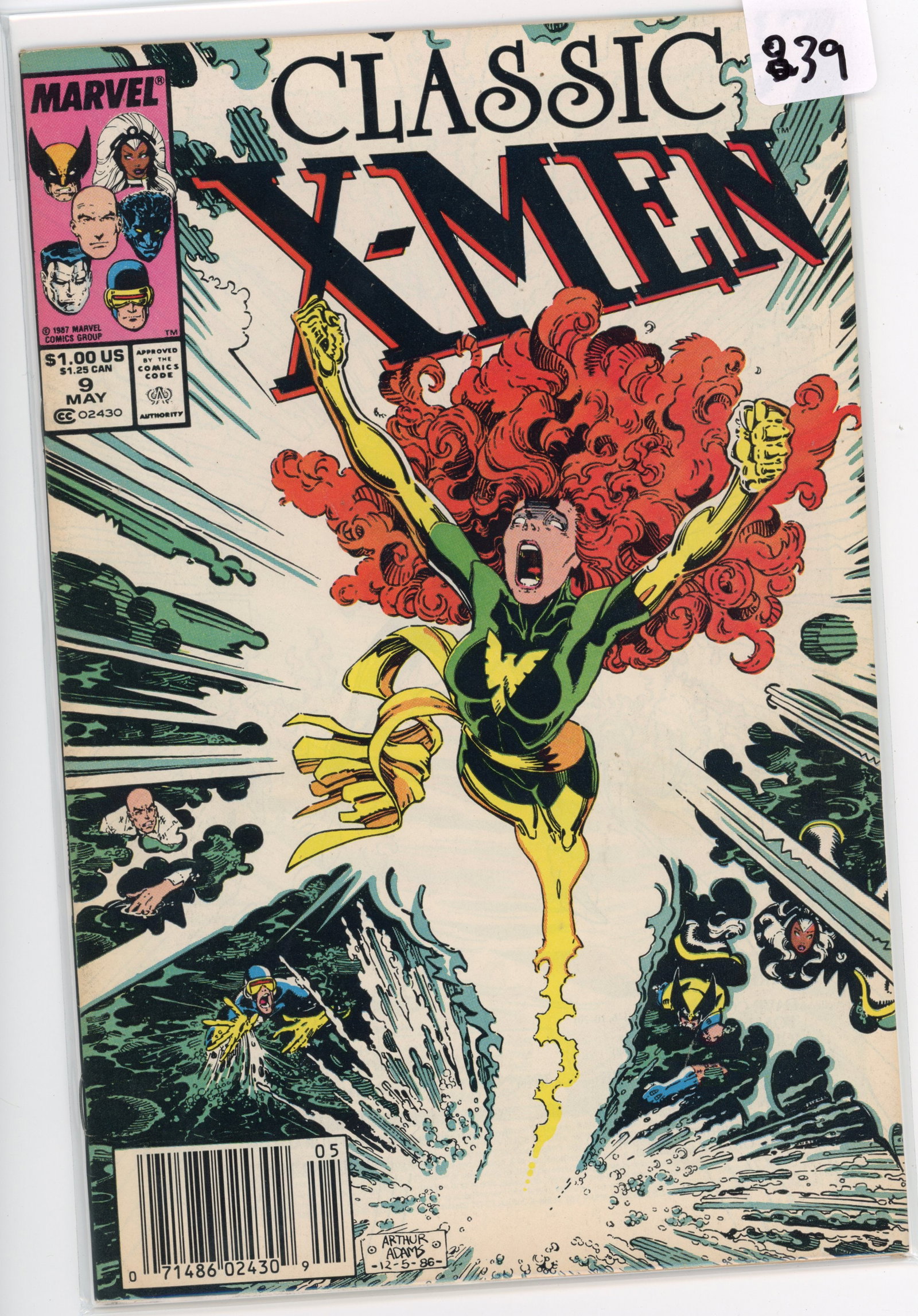 1987 Marvel X-Men Issue 9 (1 of 1)