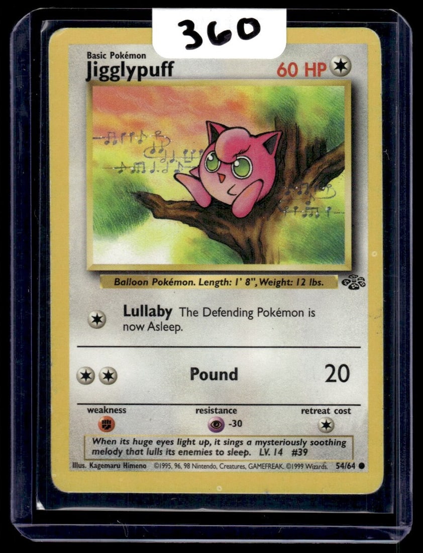 Jigglypuff - Jungle Pokemon Card: Jigglypuff - Jungle Pokemon Card