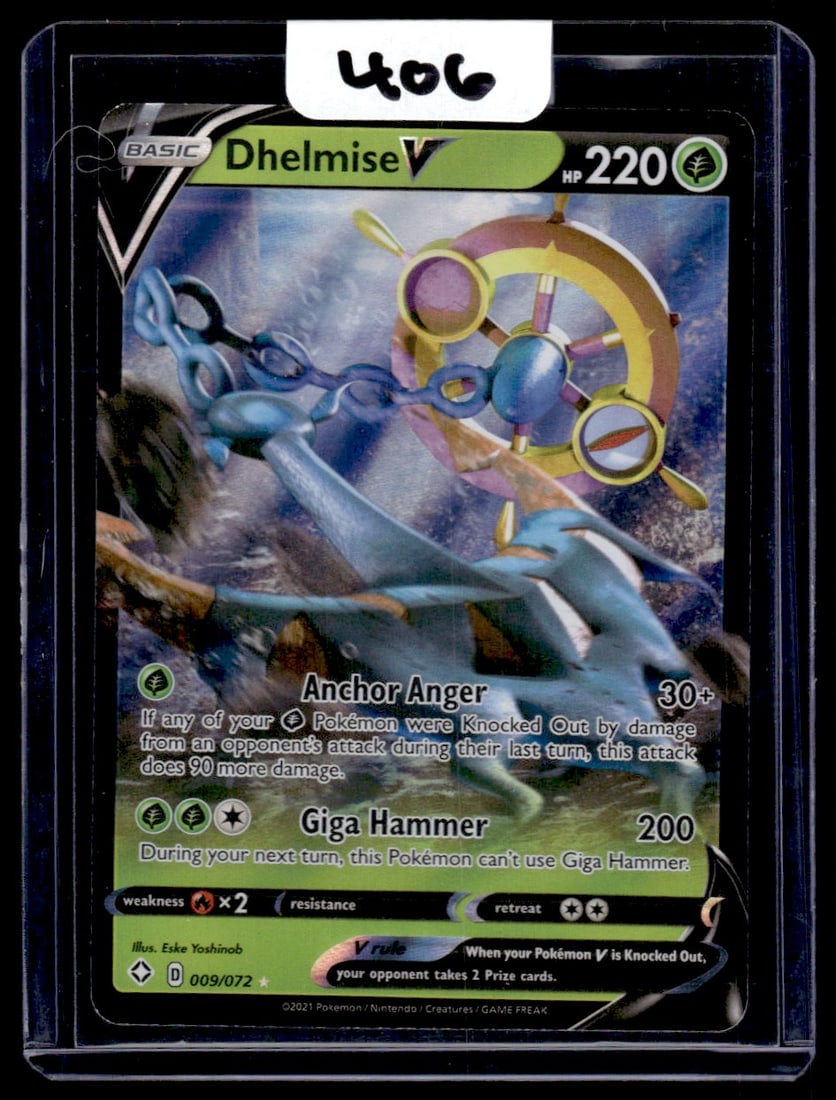Dhelmise V - Shining Fates Pokemon Card (1 of 1)