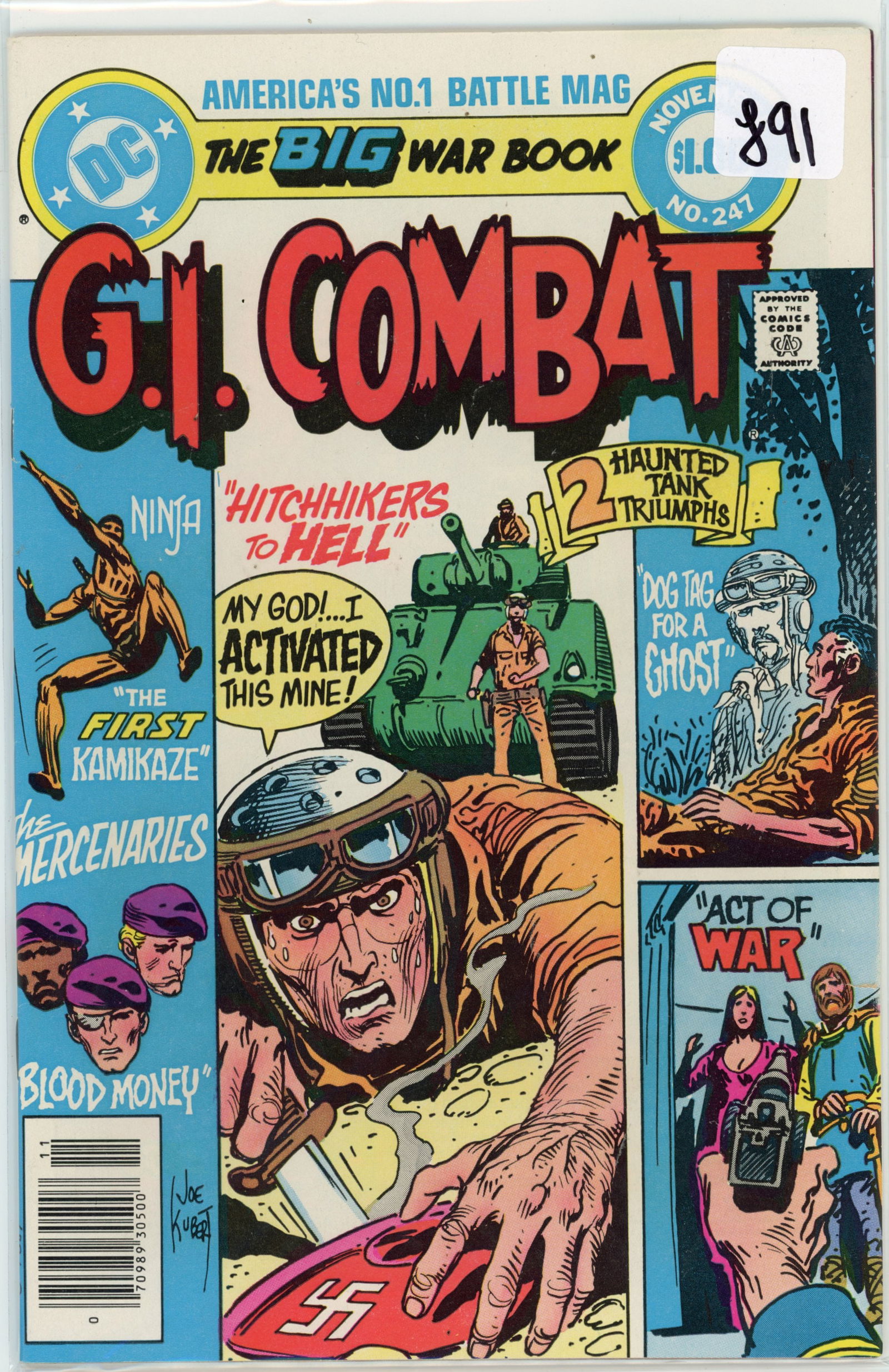 G.I. Combat #247, published in 1982, is another installment in DC Comics' long-running war anthology (1 of 1)