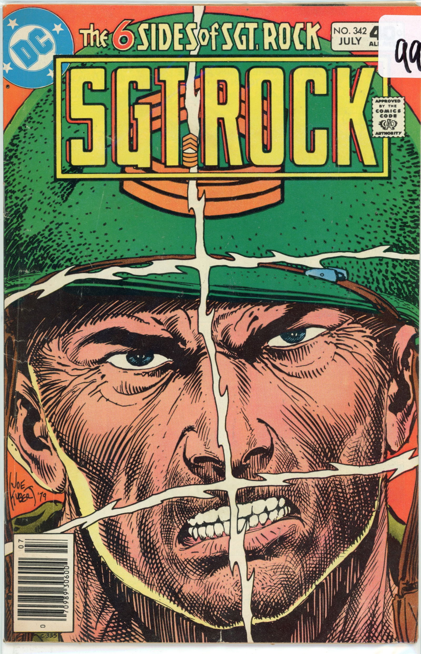 "Sgt. Rock" #342, published by DC Comics in 1980, is part of the long-running "Sgt. Rock" series, (1 of 1)