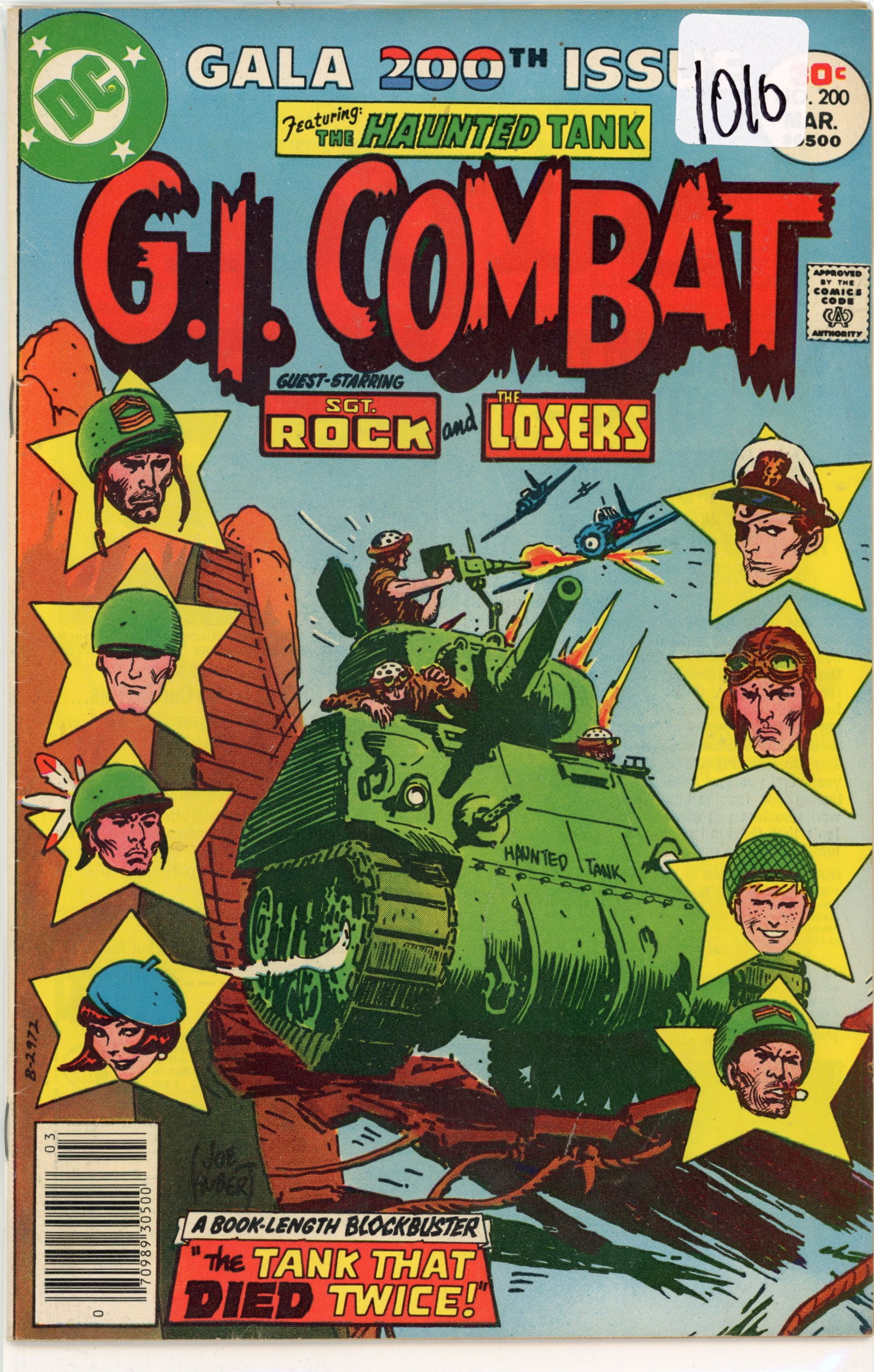 "G.I. Combat" #200, published by DC Comics in 1977, is a milestone issue of one of DC's (1 of 1)