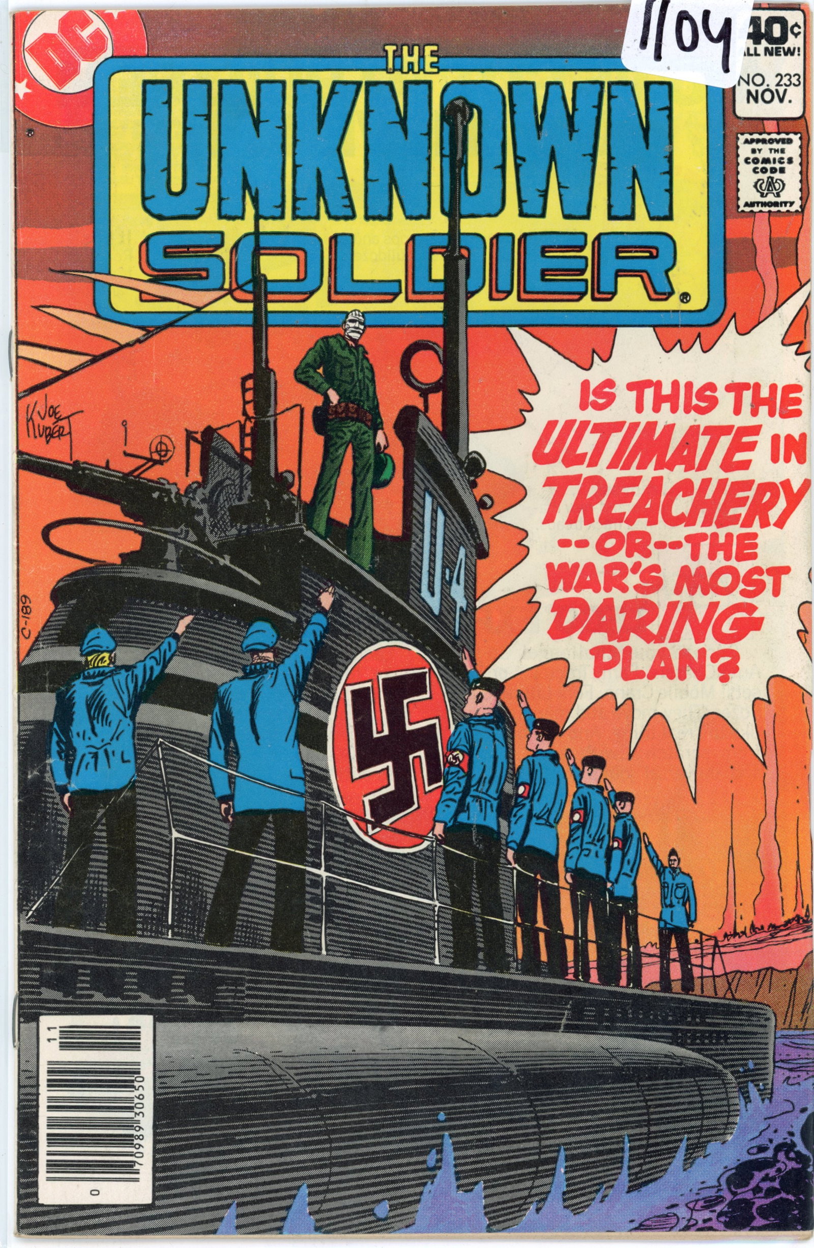 Unknown Soldier Issue #233, published in 1979 by DC Comics, is part of the long-running series that (1 of 1)
