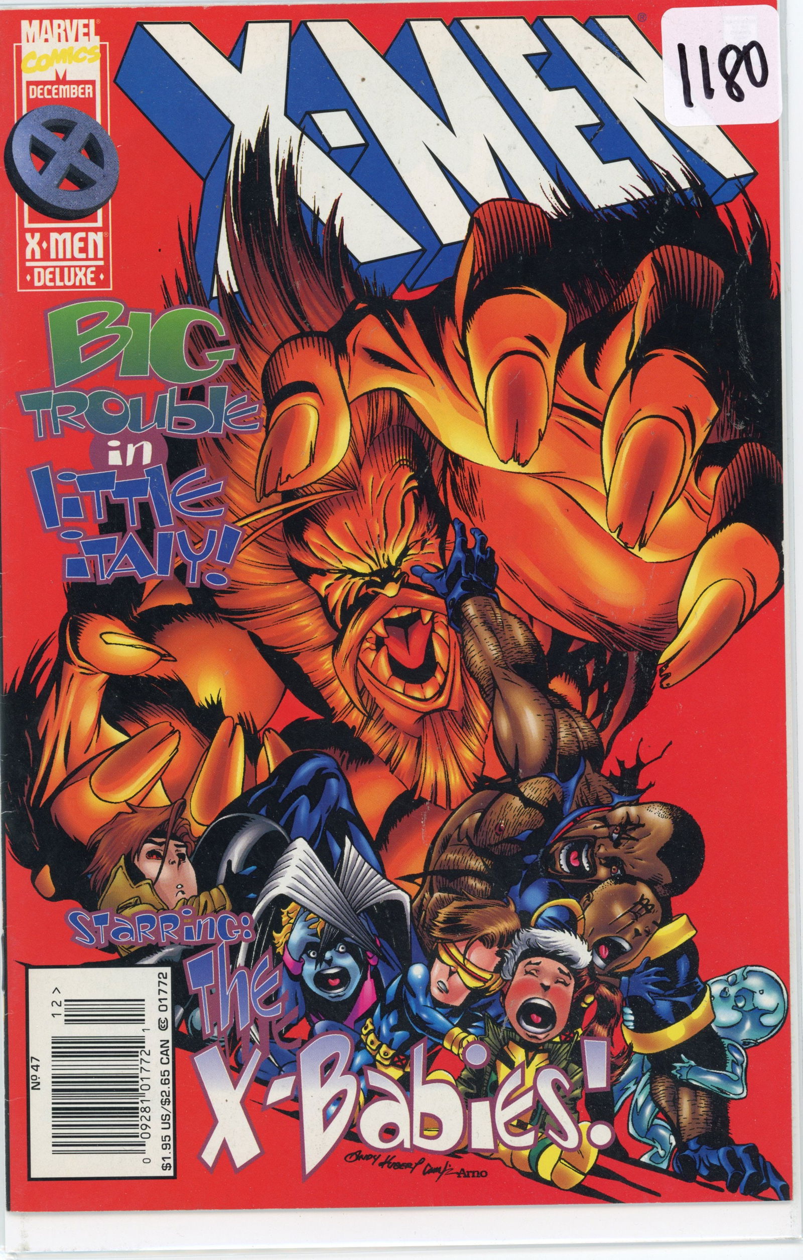 X-Men: Big Trouble in Italy is a unique comic book from 1995 that was a collaboration between Marvel (1 of 1)