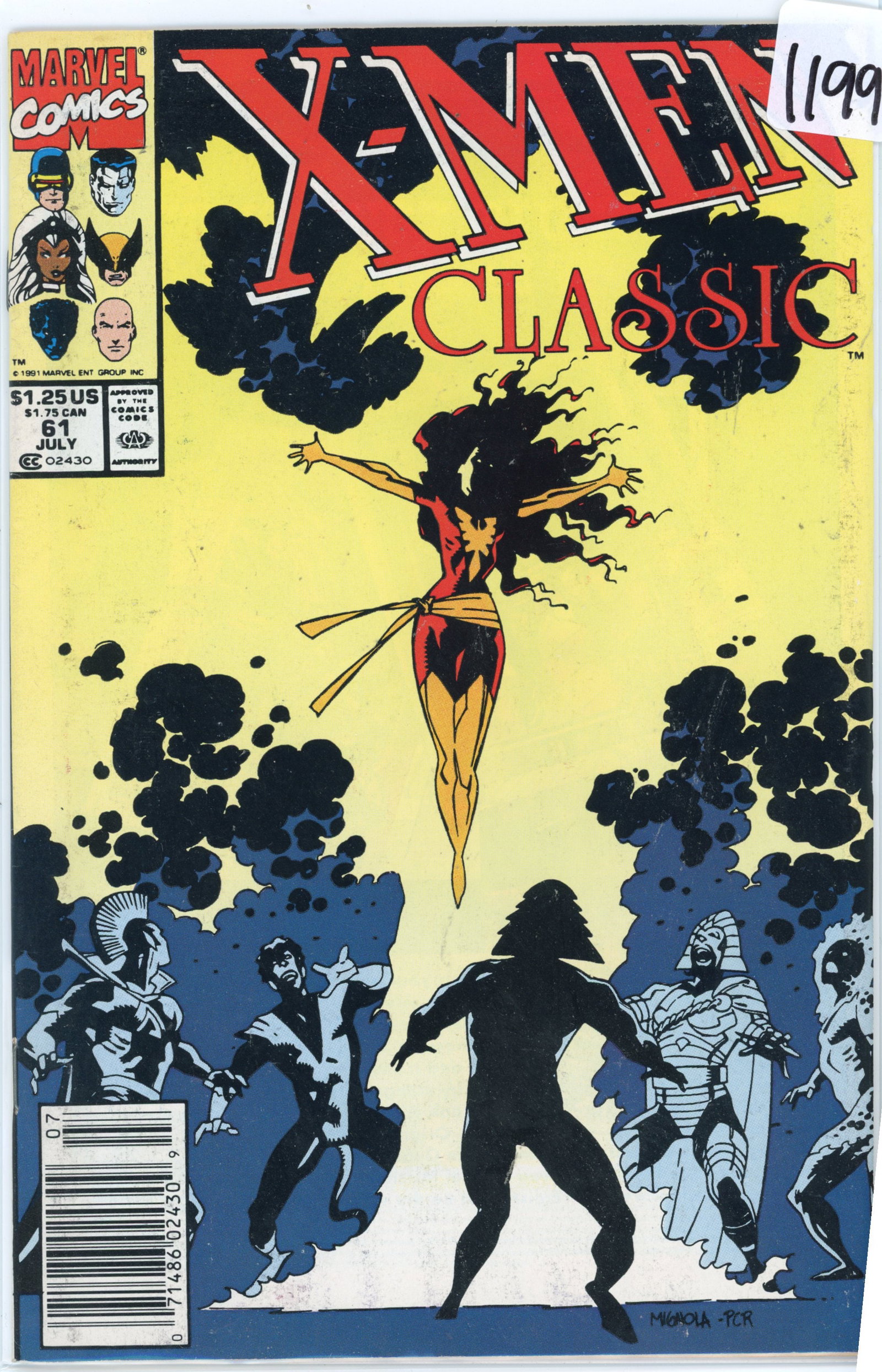 X-Men Issue #61, published in 1991 by Marvel Comics, is actually from the series X-Men (Vol. 2), (1 of 1)