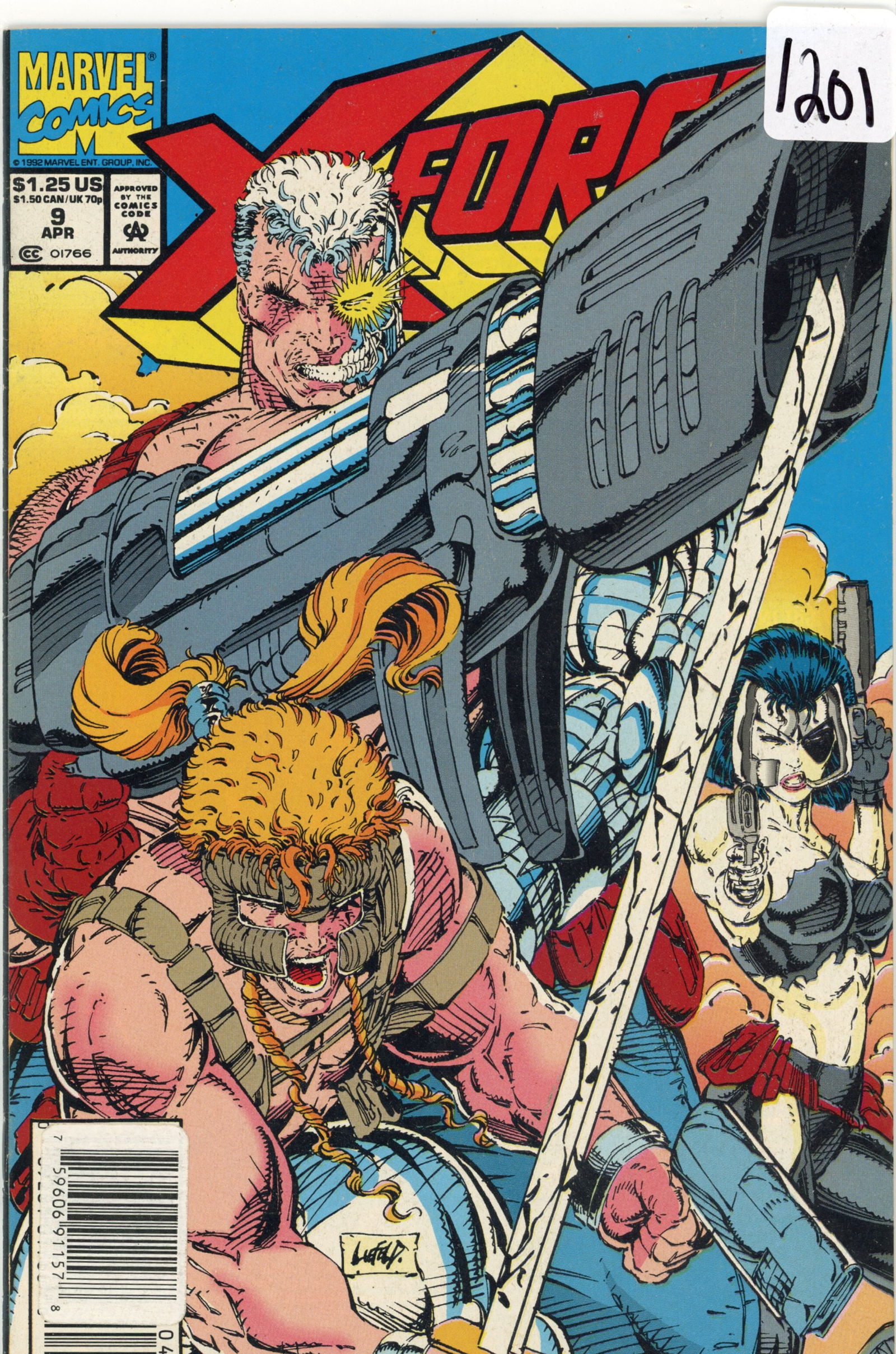 1992 Marvel X-Force Issue 9 (1 of 1)