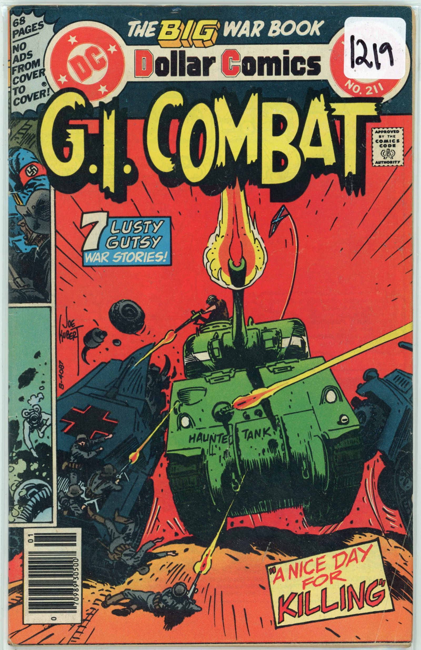 1978 DC G.I Combat Issue 211 (1 of 1)