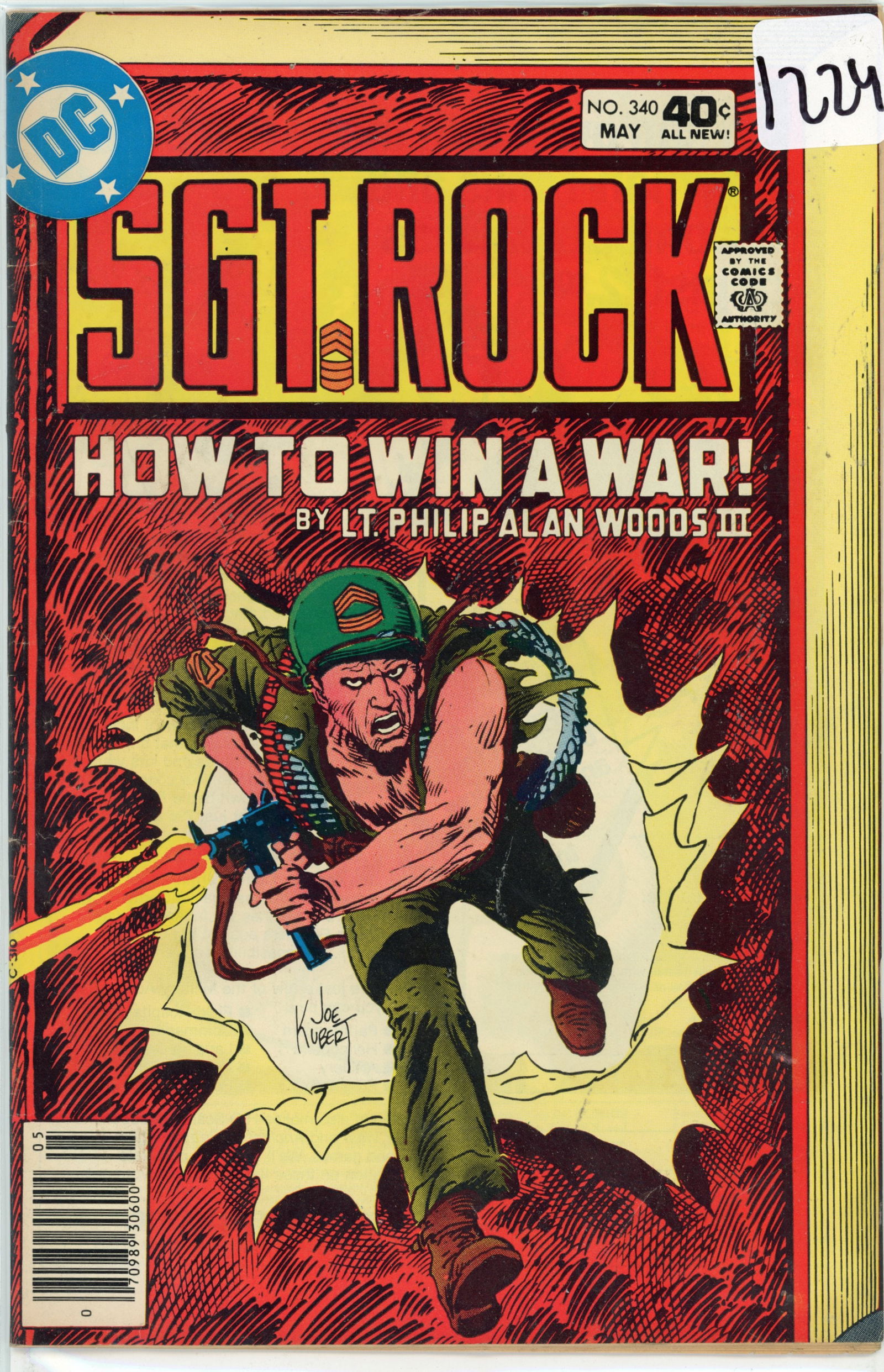 1980 DC SGT Rock Issue 340 (1 of 1)