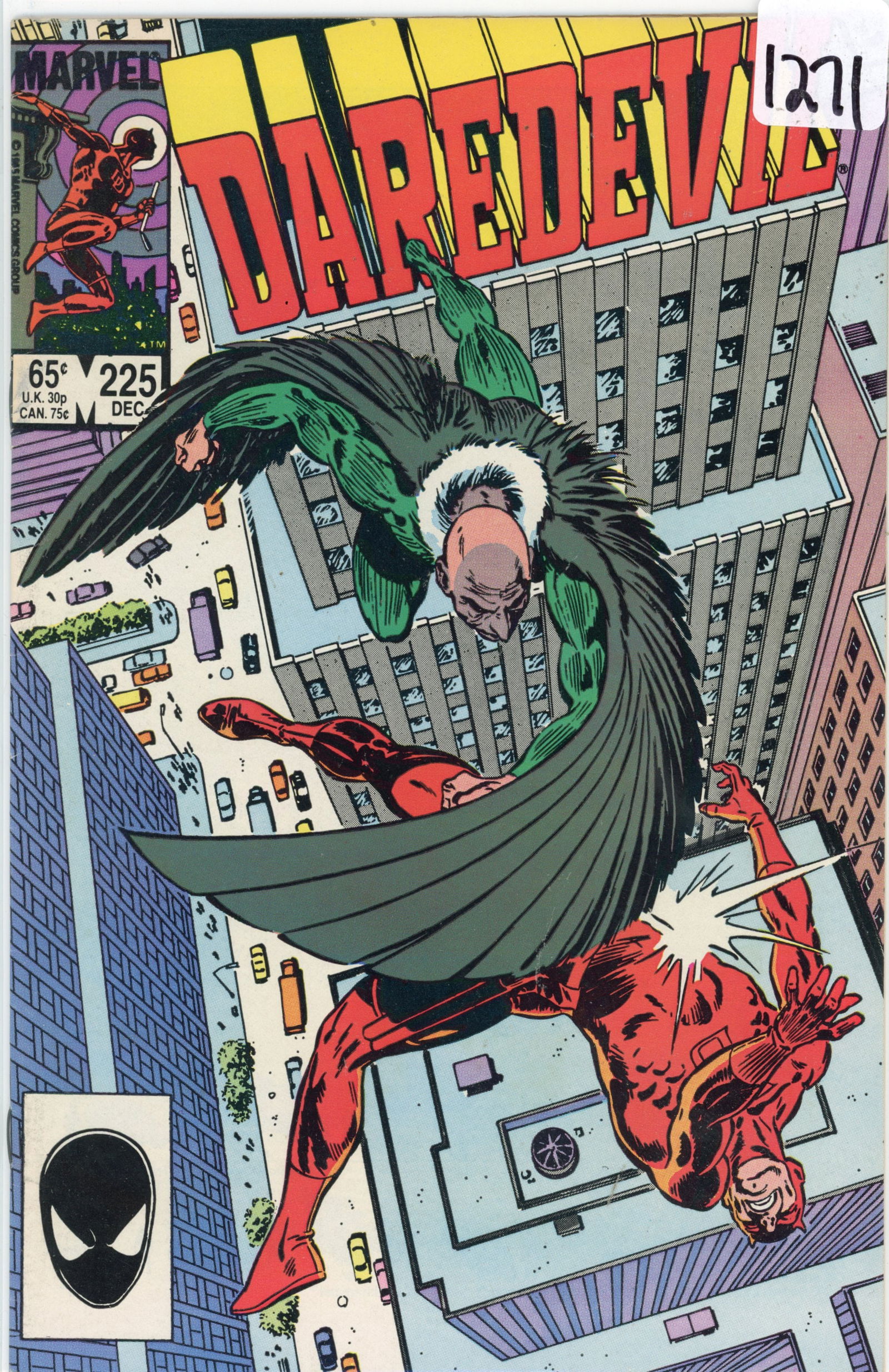 1989 Marvel Daredevil Issue 225 (1 of 1)