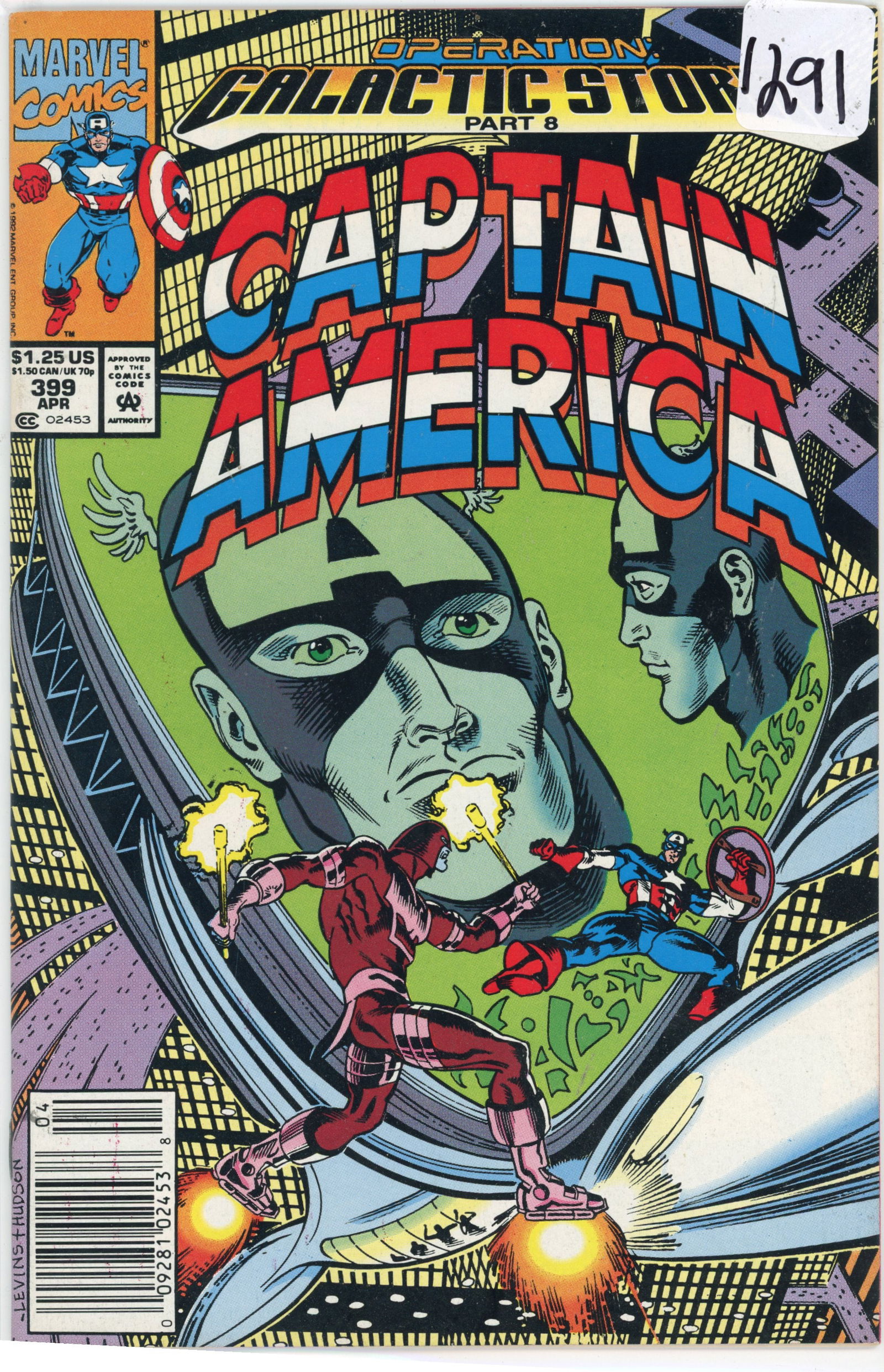 1993 Marvel Captain America Issue 399 (1 of 1)