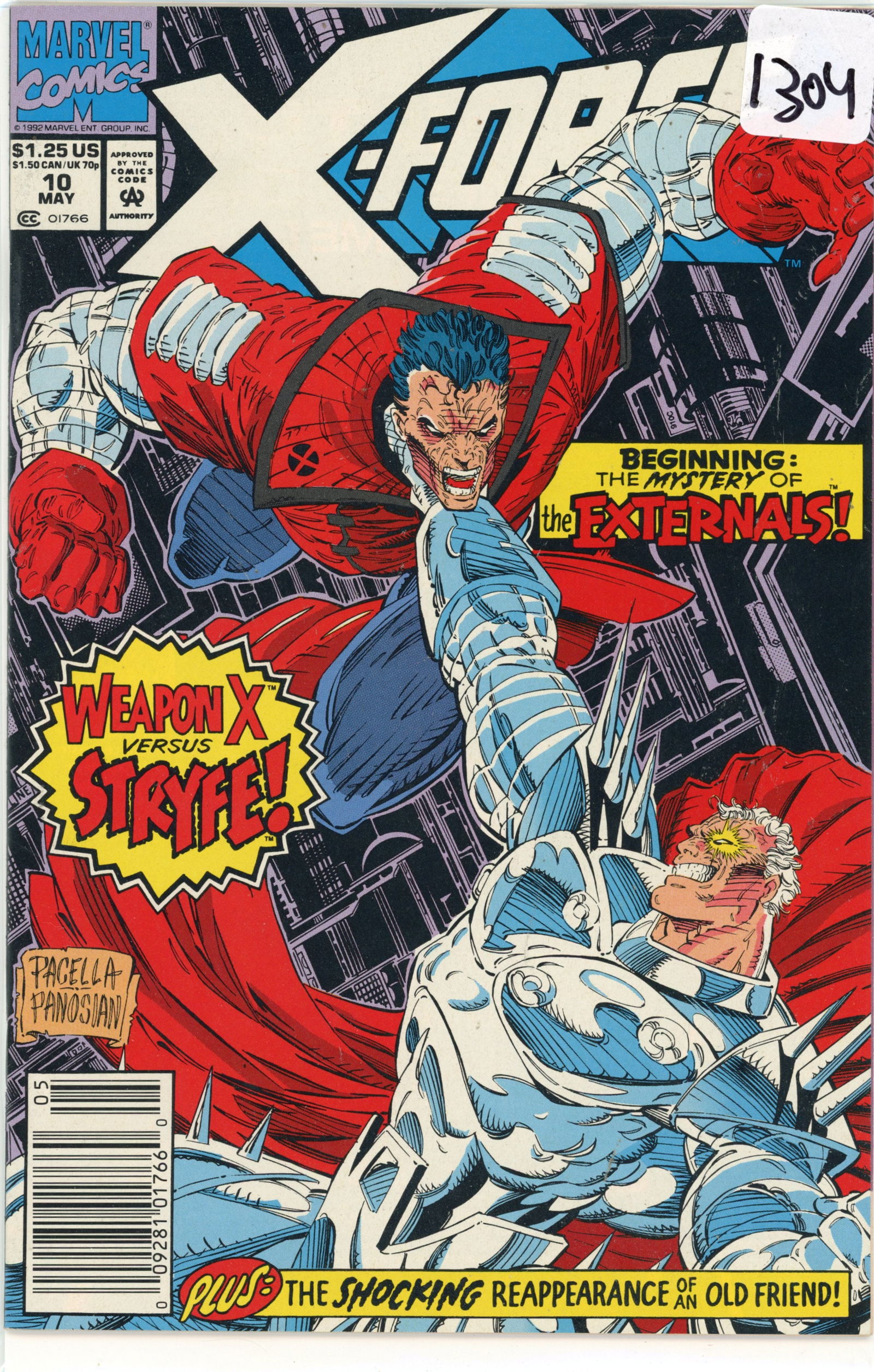 1992 Marvel X-Force Issue 10 (1 of 1)