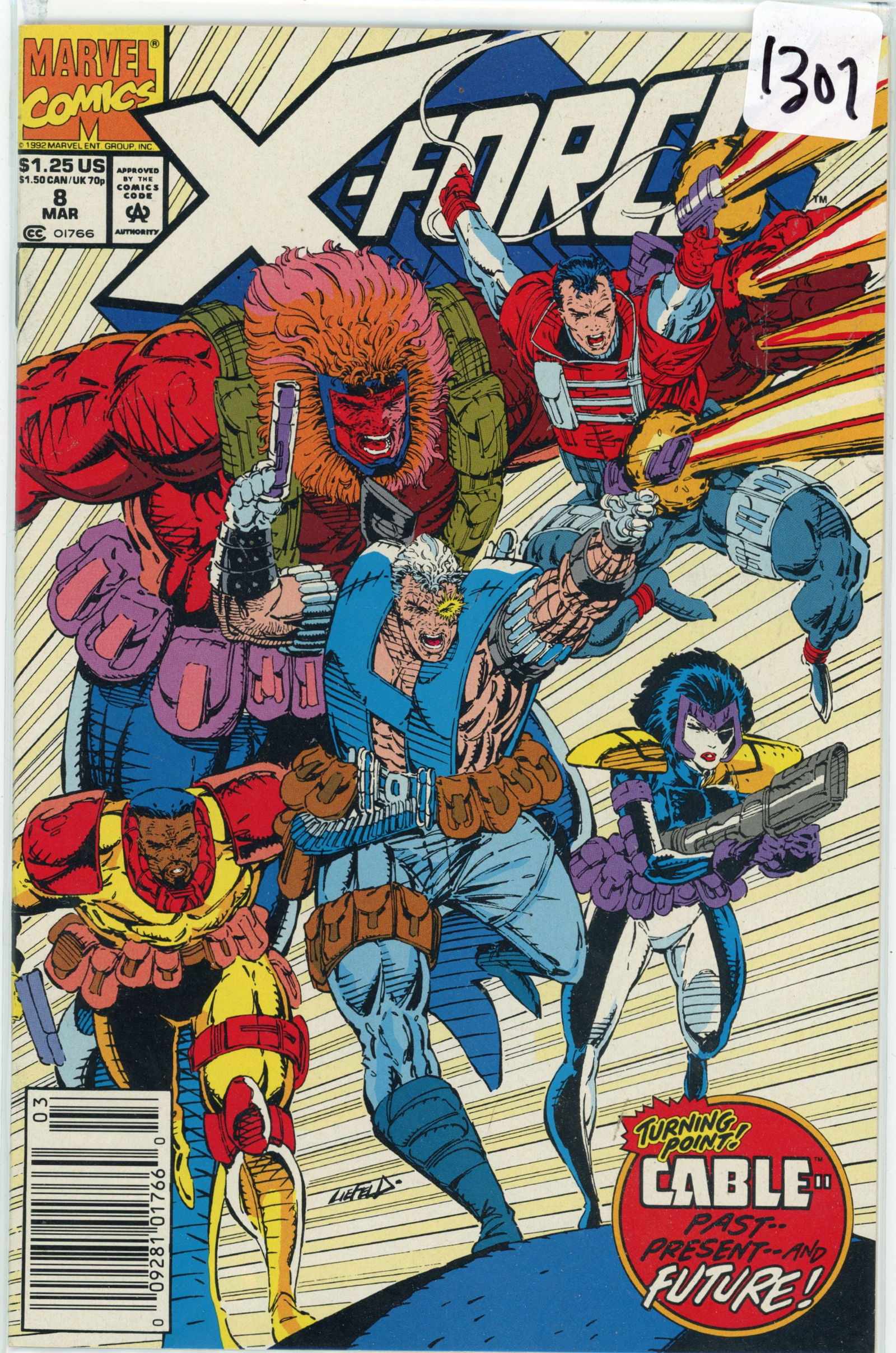 1992 Marvel X-Force Issue 8 (1 of 1)
