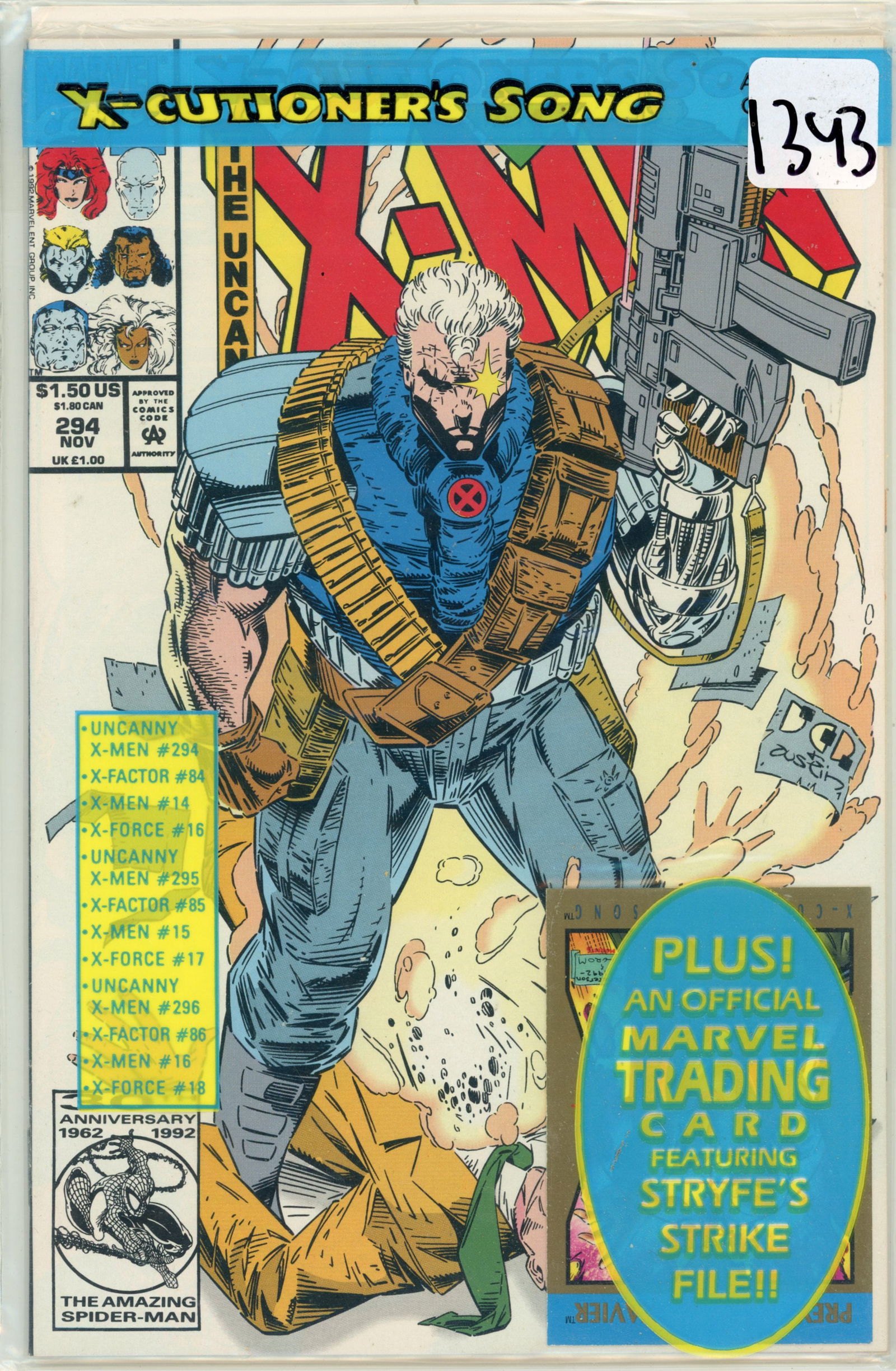 1992 Marvel X-Men Issue 294 (1 of 1)