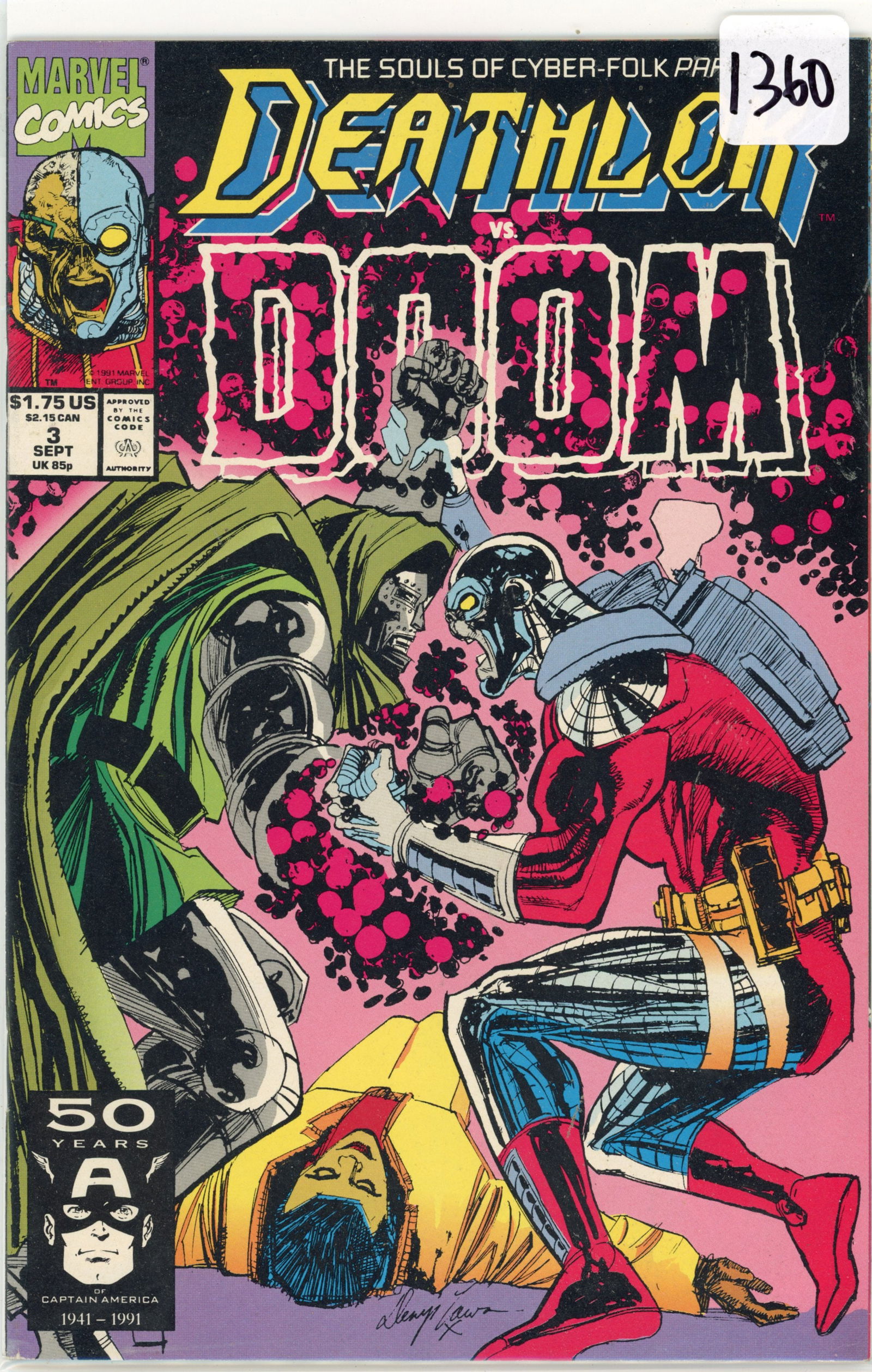 1991 Marvel Deathlor Doom Issue 3 (1 of 1)