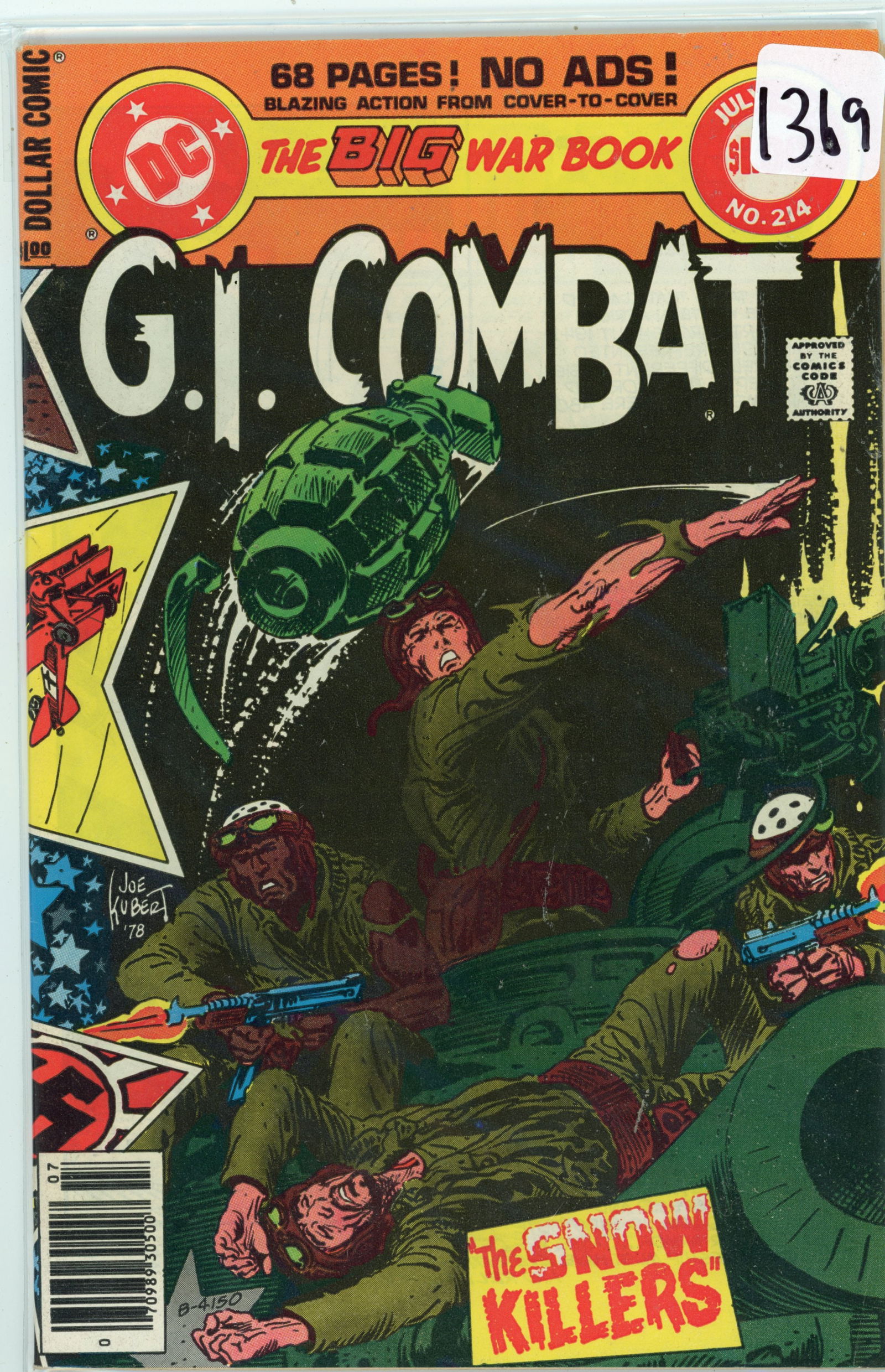 1979 DC GI Combat Issue 214 (1 of 1)