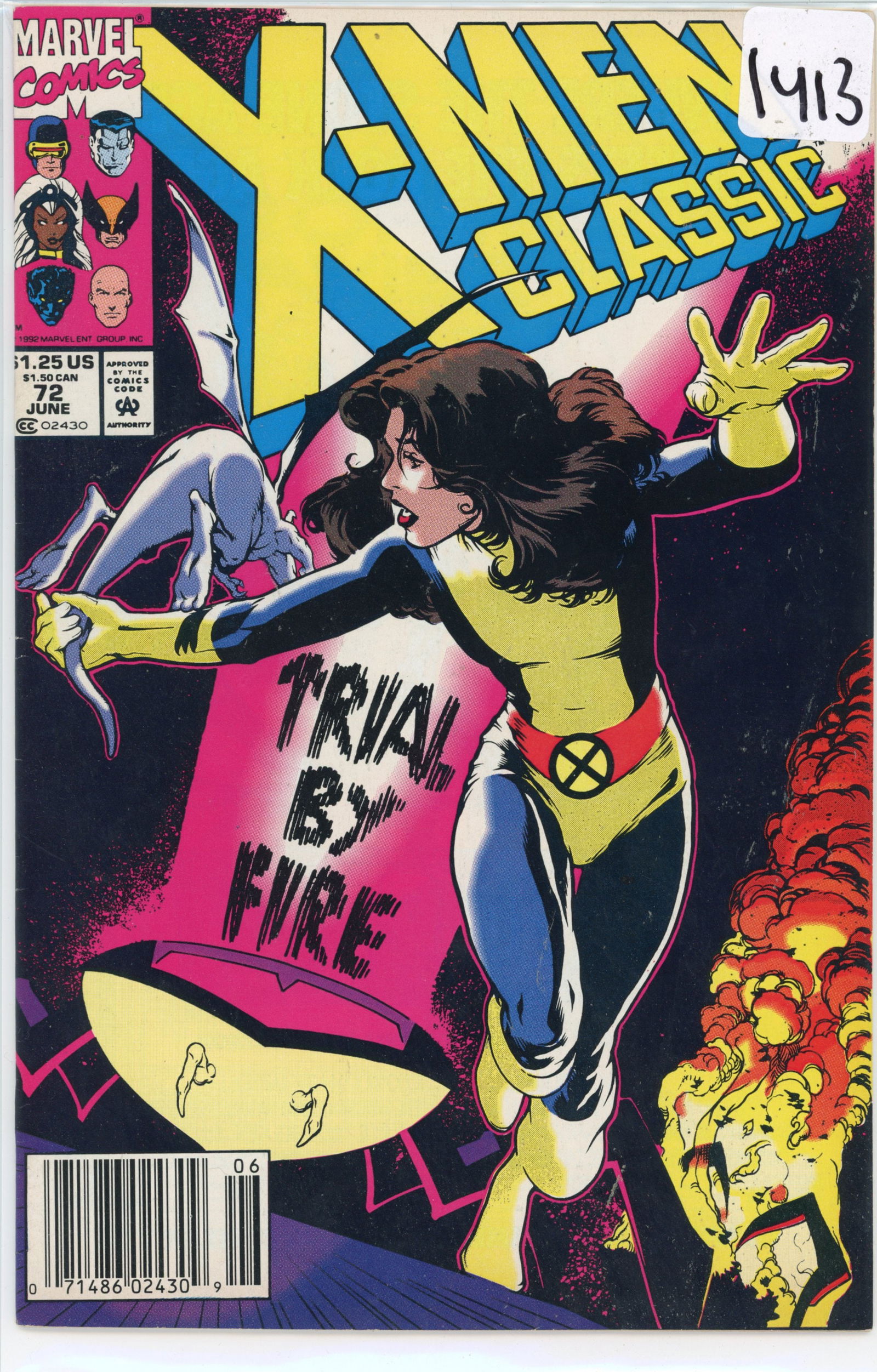 1992 Marvel X-men Issue 72 (1 of 1)