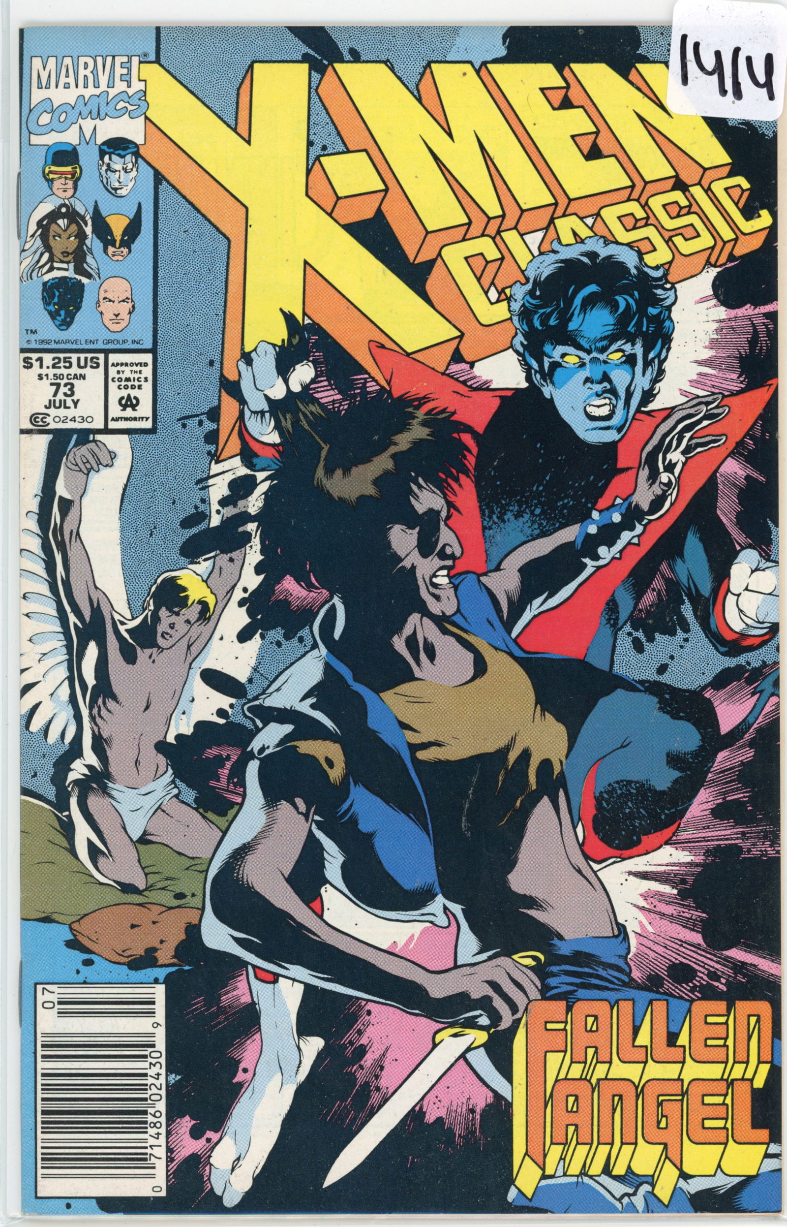 1992 Marvel X-men Issue 73 (1 of 1)