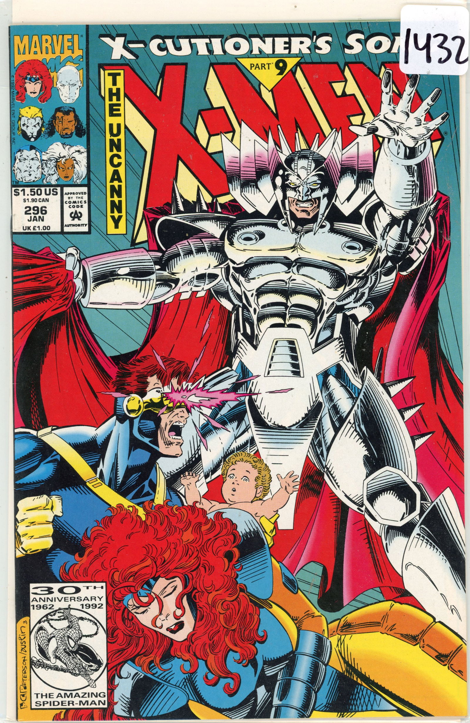 1992 Marvel X-Man Issue 296 (1 of 1)