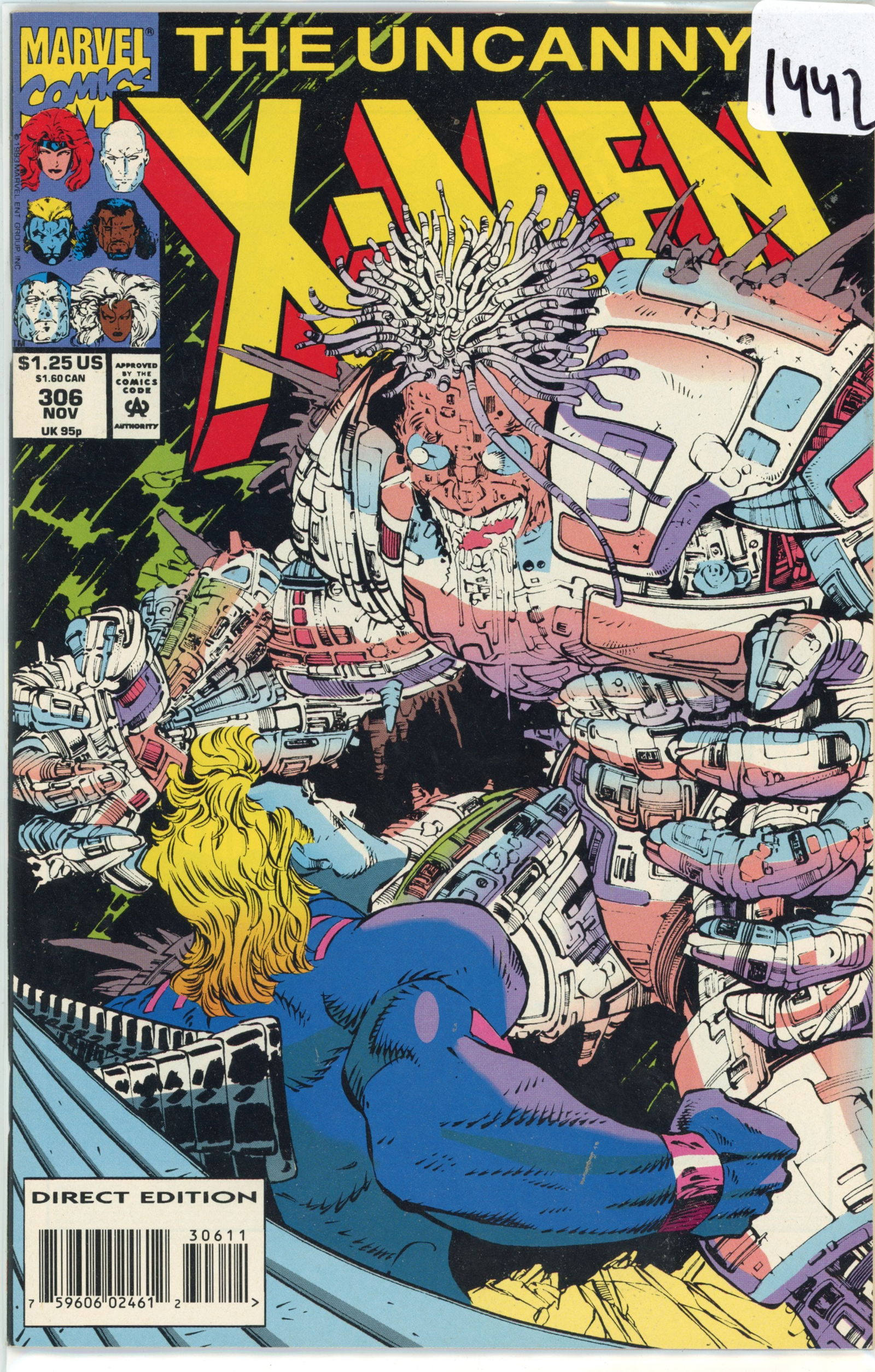 1993 Marvel X-Men Issue 306 (1 of 1)