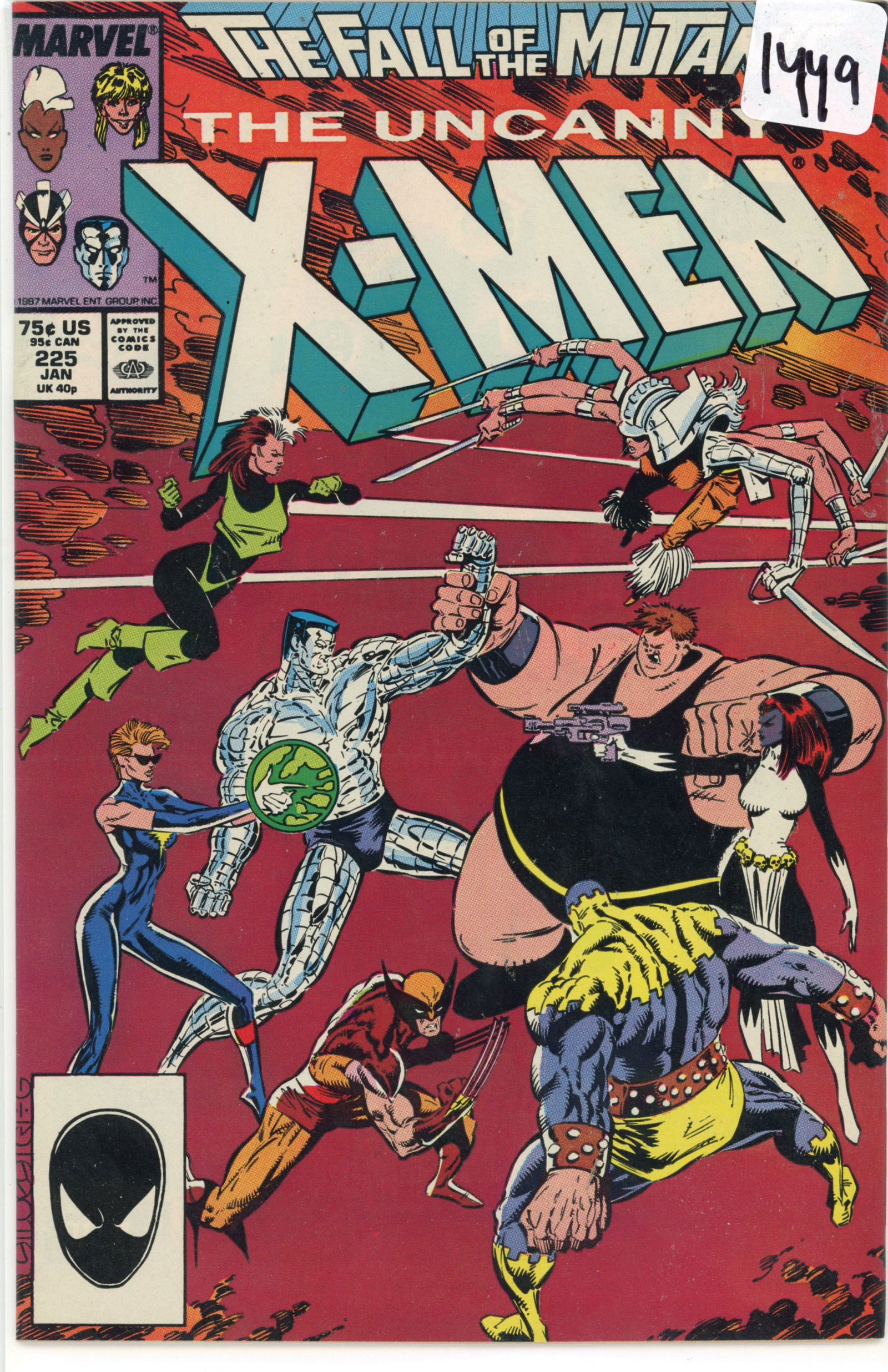 1987 Marvel X-Men Issue 225 (1 of 1)