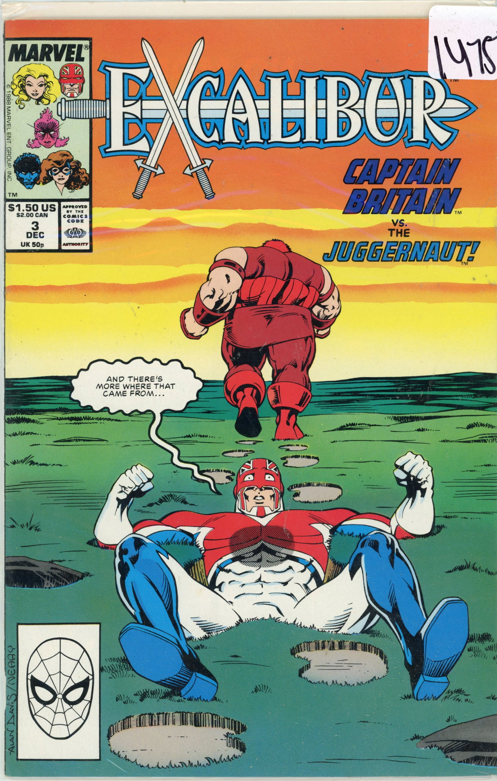 1988 Marvel EXCalibur Issue 3 (1 of 1)