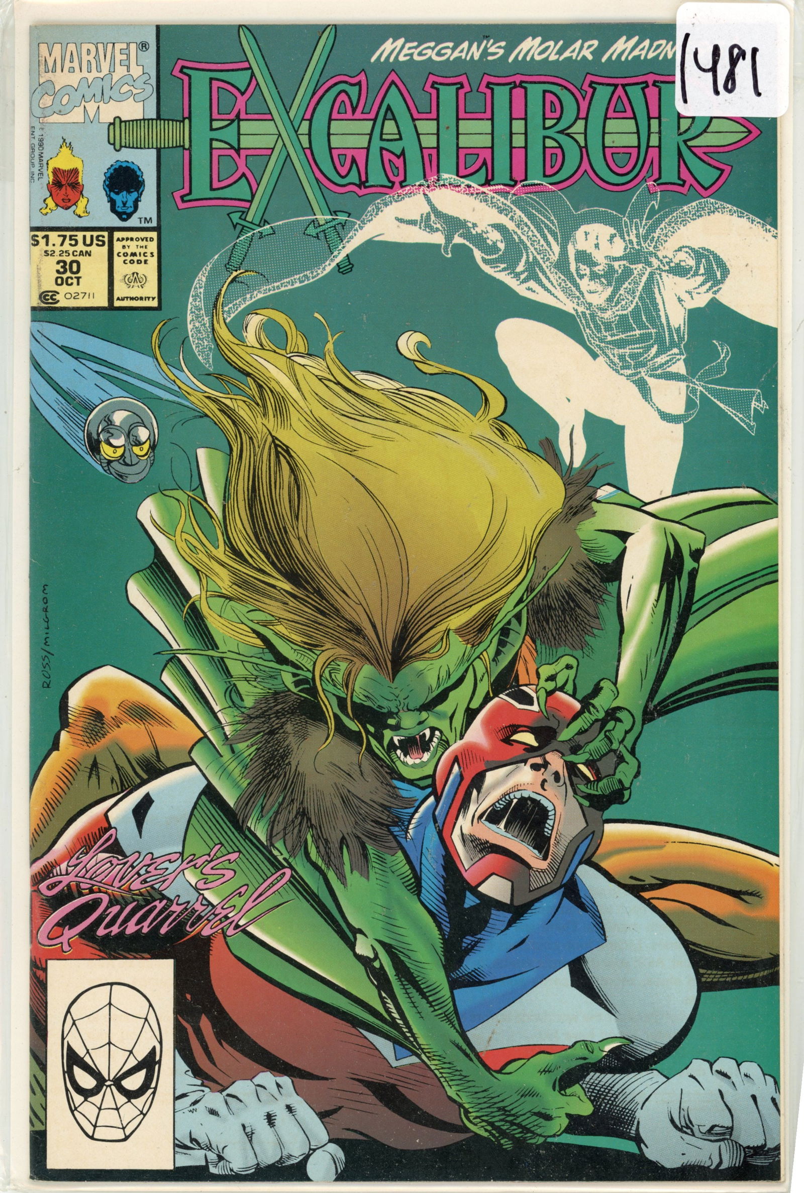 1990 Marvel EXCalibur Issue 30 (1 of 1)