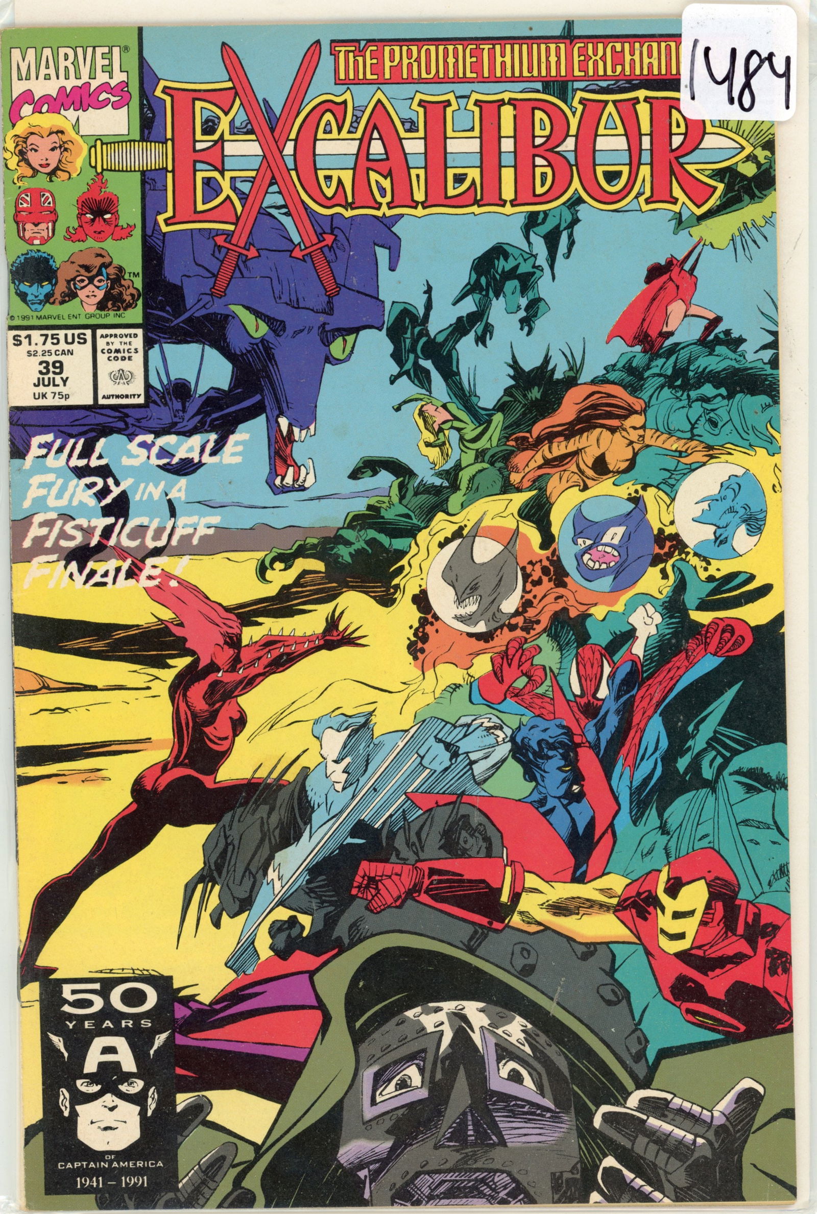 1991 Marvel EXCalibur Issue 39 (1 of 1)