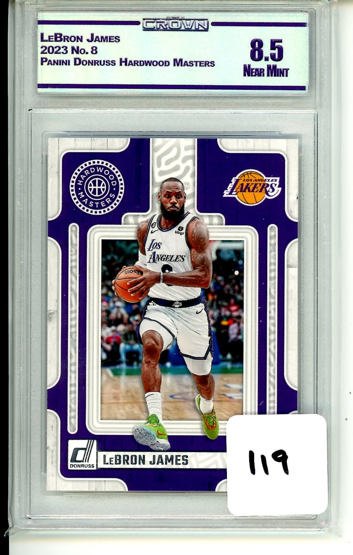LeBron James Panini Donruss Hardwood Masters Graded CC&G Near Mint 8.5 (1 of 1)