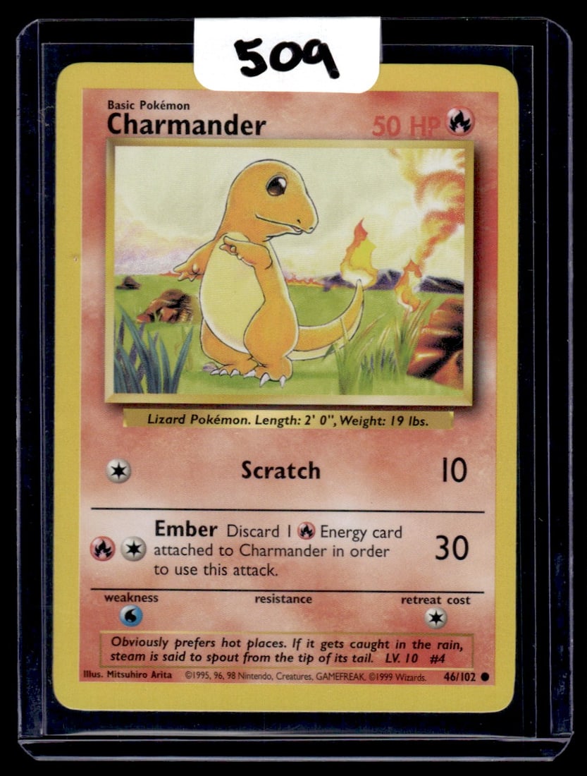 Charmander - Base Set Pokemon Card (1 of 1)
