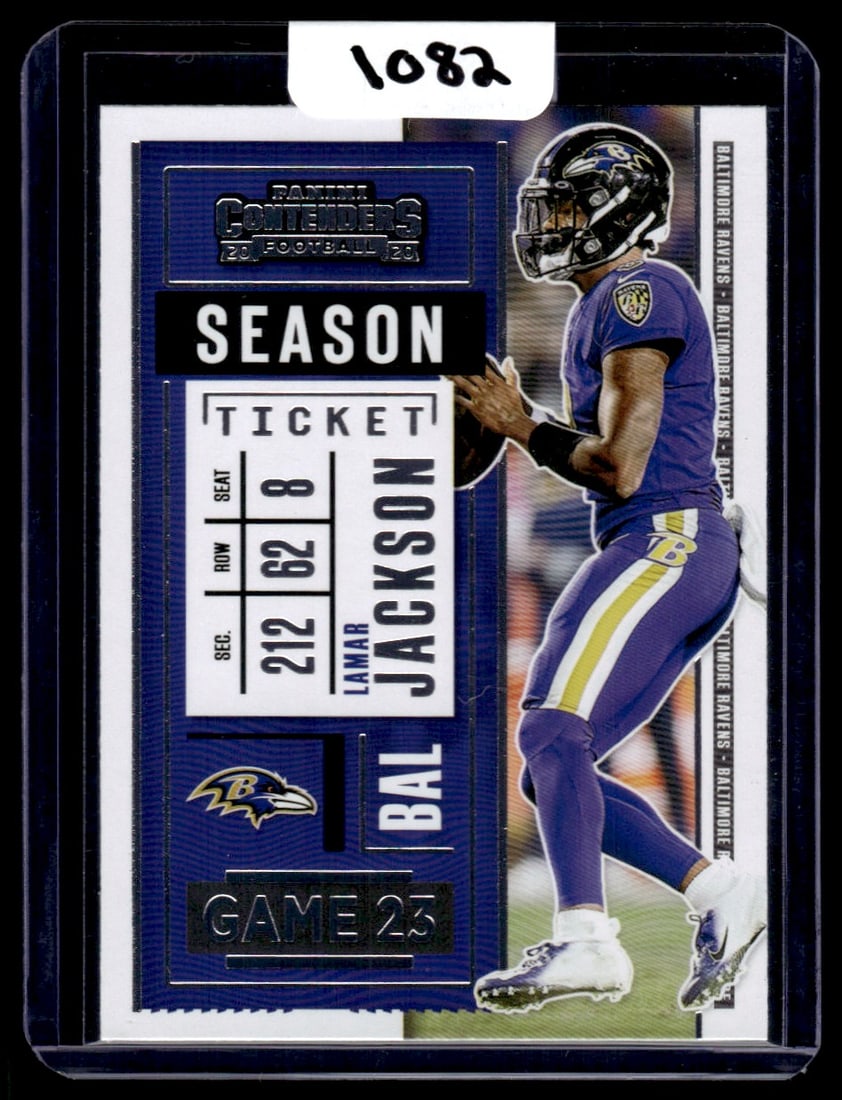 2020 Lamar Jackson Panini Contenders Season Ticket (1 of 2)